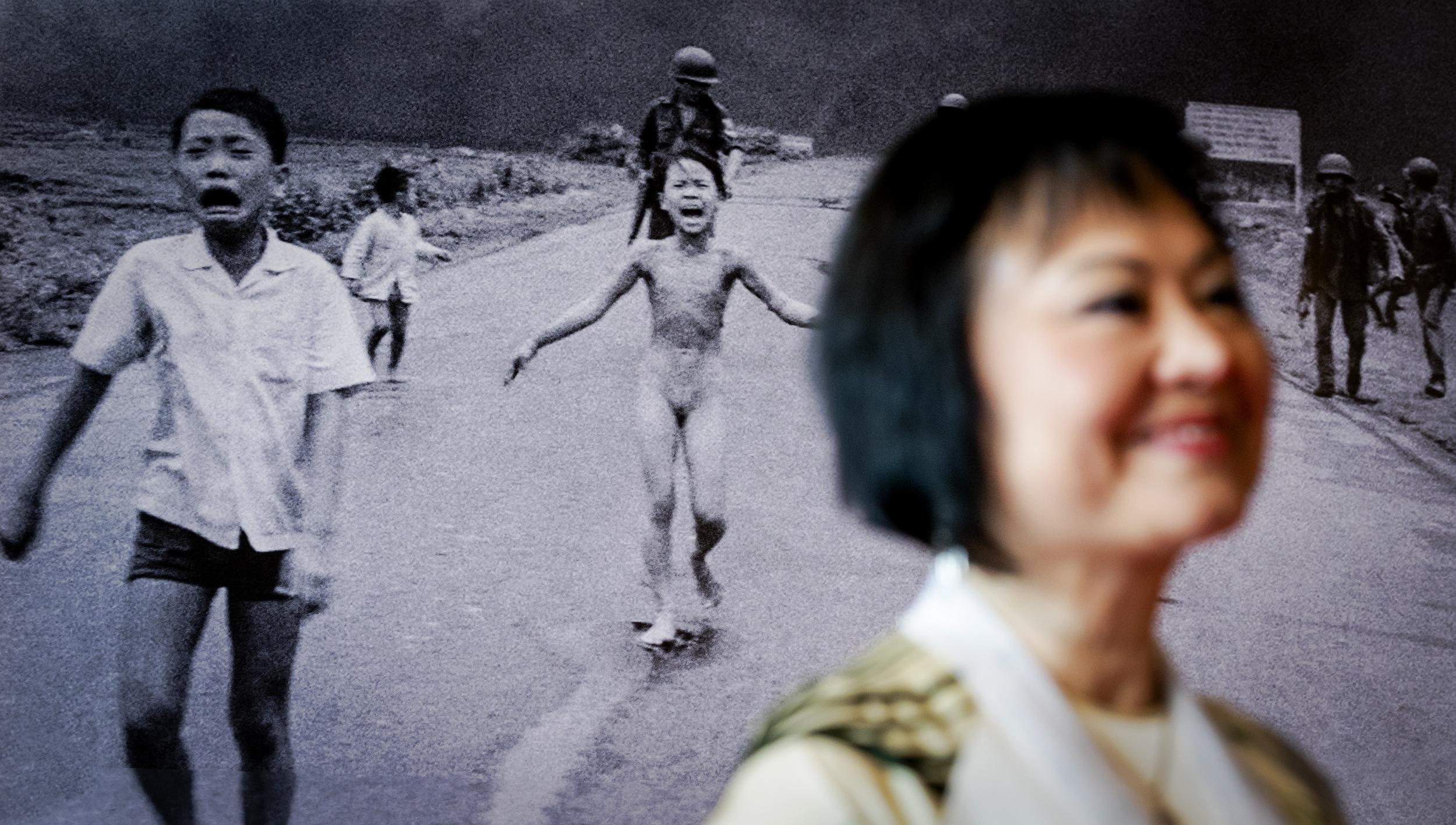 Vietnam war survivor Kim Phuc Phan Thi, also known as ‘Napalm Girl’, and her iconic 1972 photograph by Nick Ut