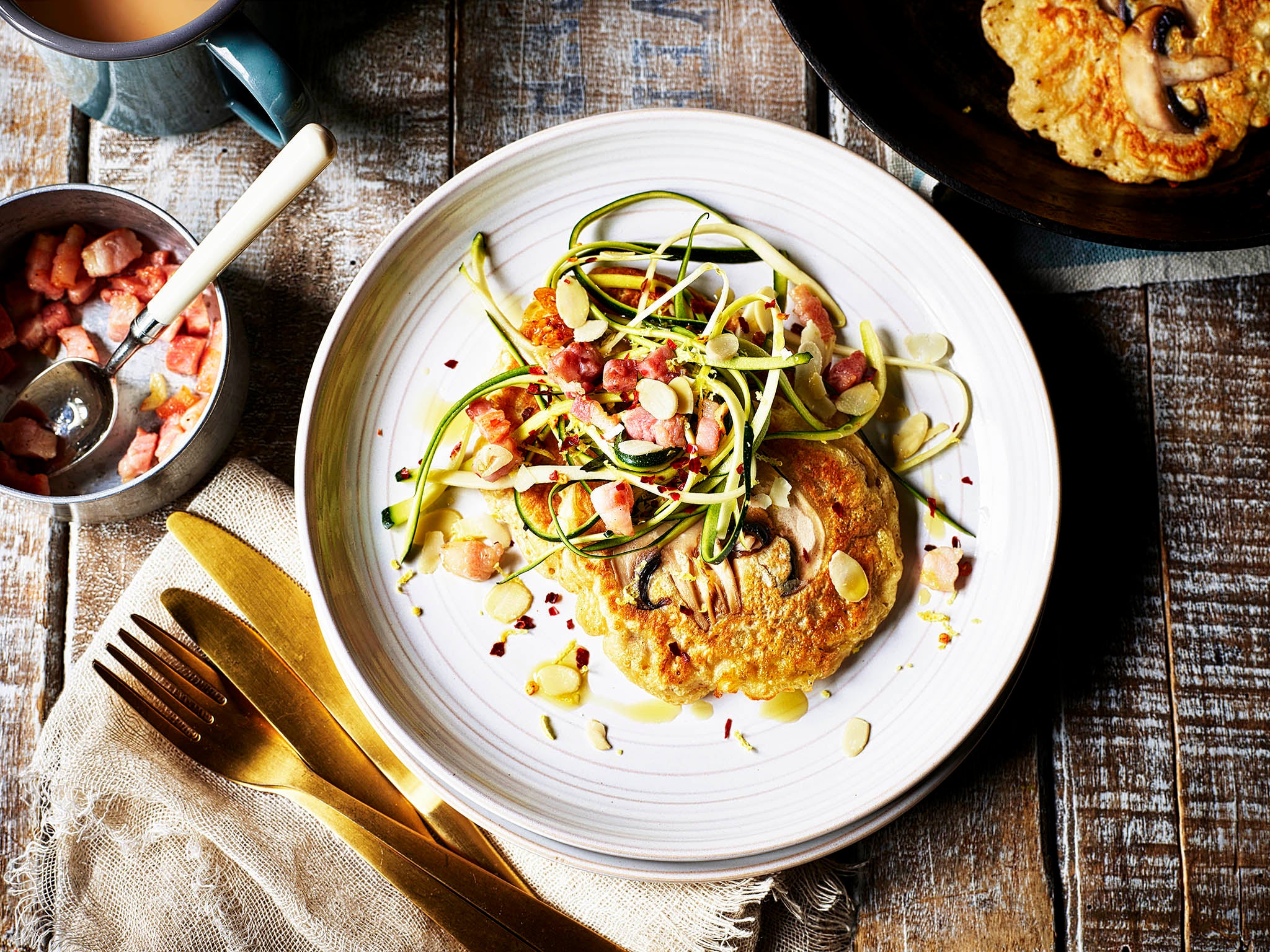 Swap sugar for salt and chocolate chips for bacon