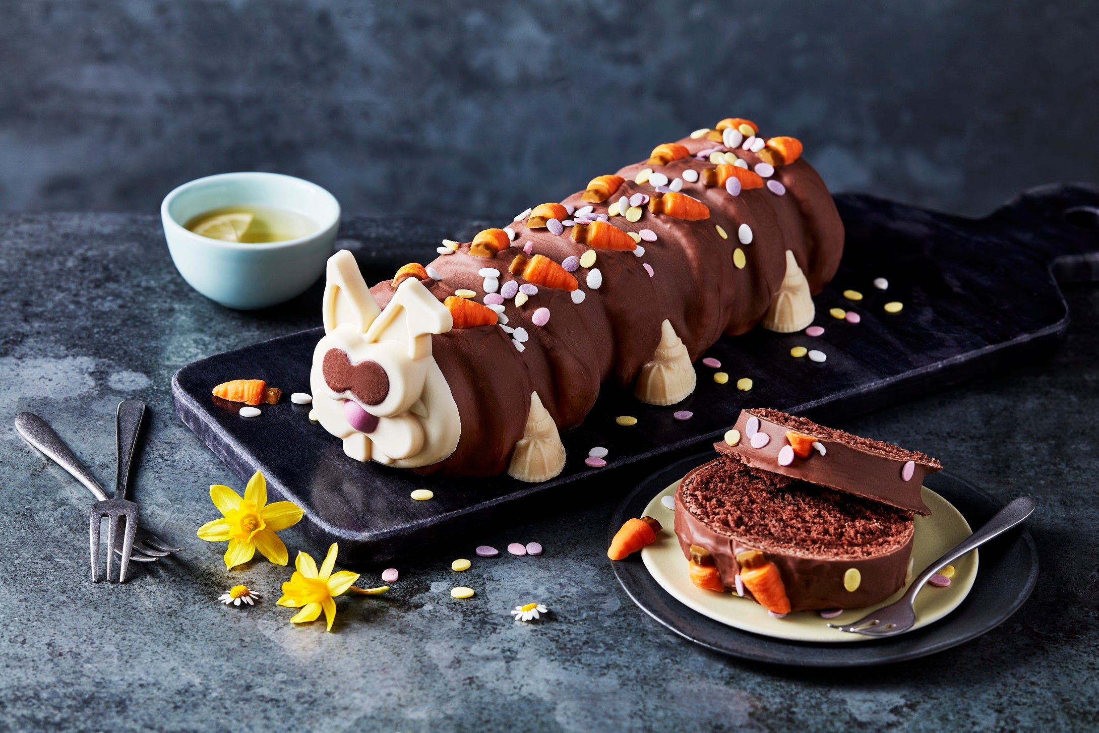 Easter Bunny Colin the Caterpillar cake (Marks &amp;amp; Spencer)