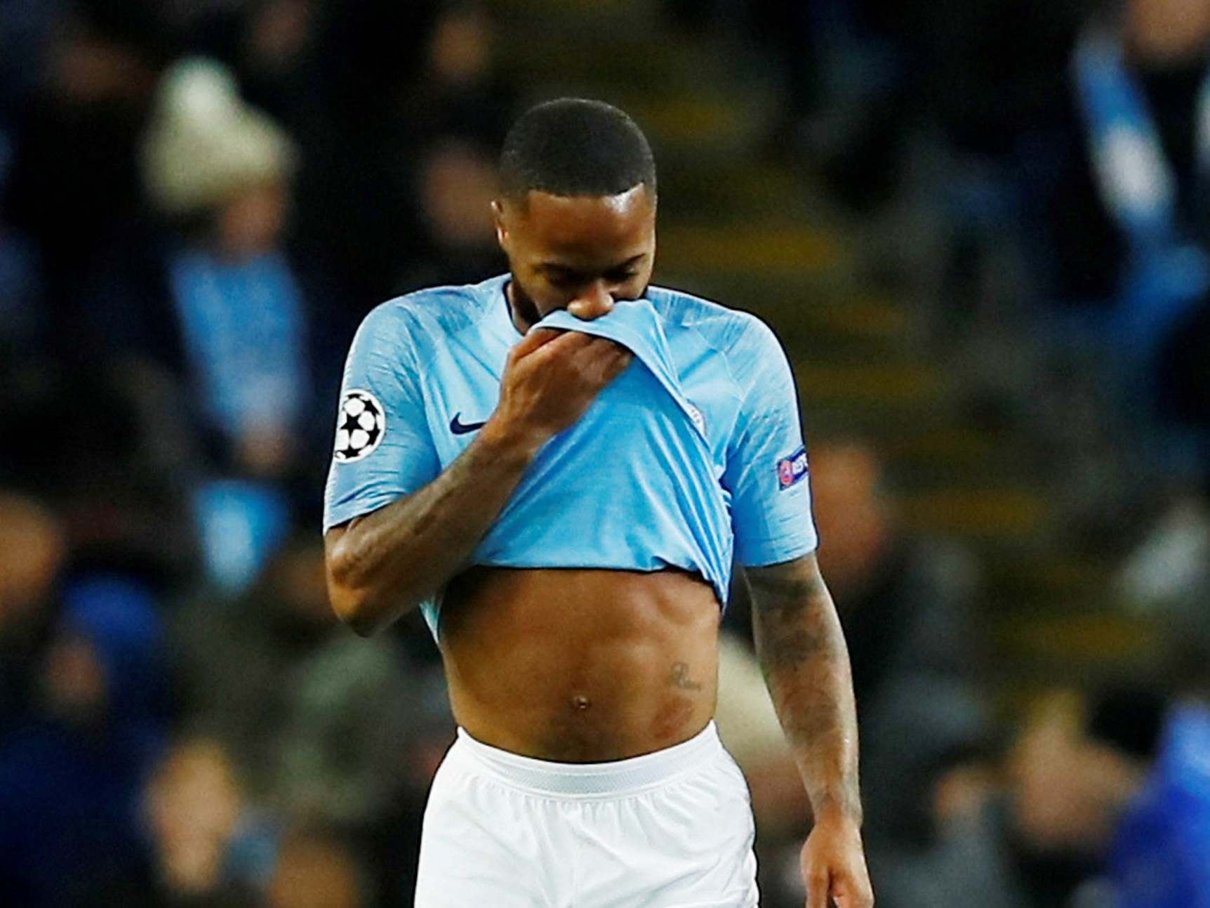 Manchester City's Raheem Sterling