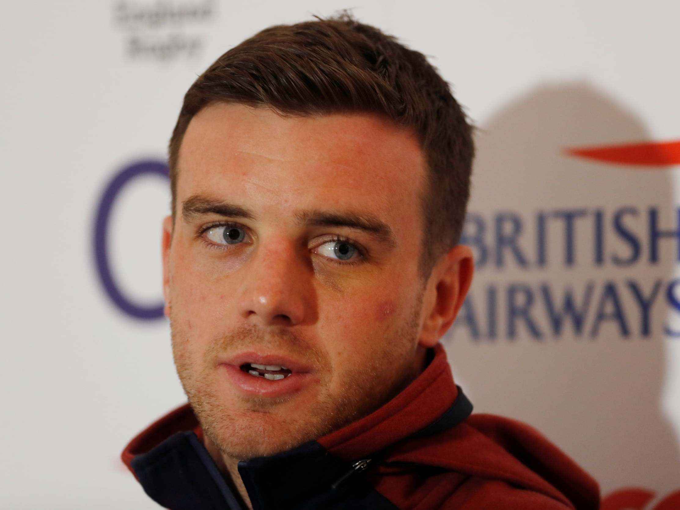 George Ford stood in for captain Owen Farrell for Friday's media duties