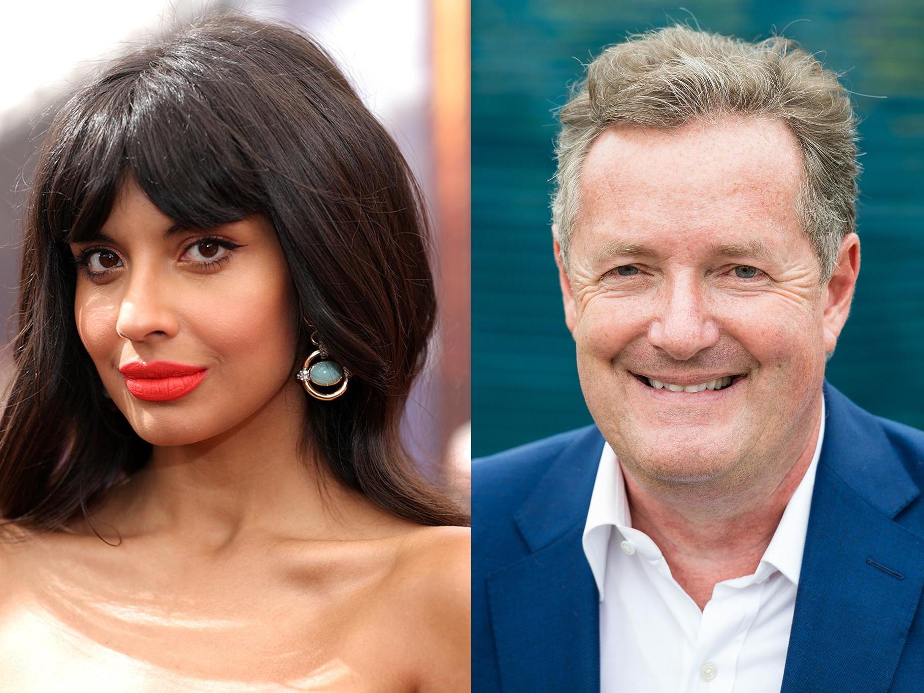 Jameela Jamil criticises Piers Morgan for sharing Caroline Flack DMs