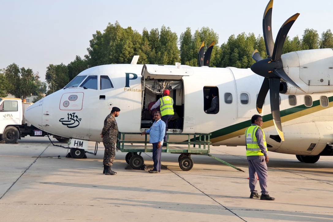 The PIA door opened just after touch down