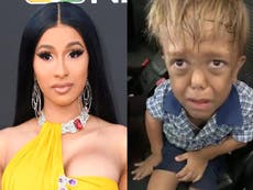 Cardi B defends bullied schoolboy Quaden Bayles against age conspiracy theories as crowdfunder raises £360,000