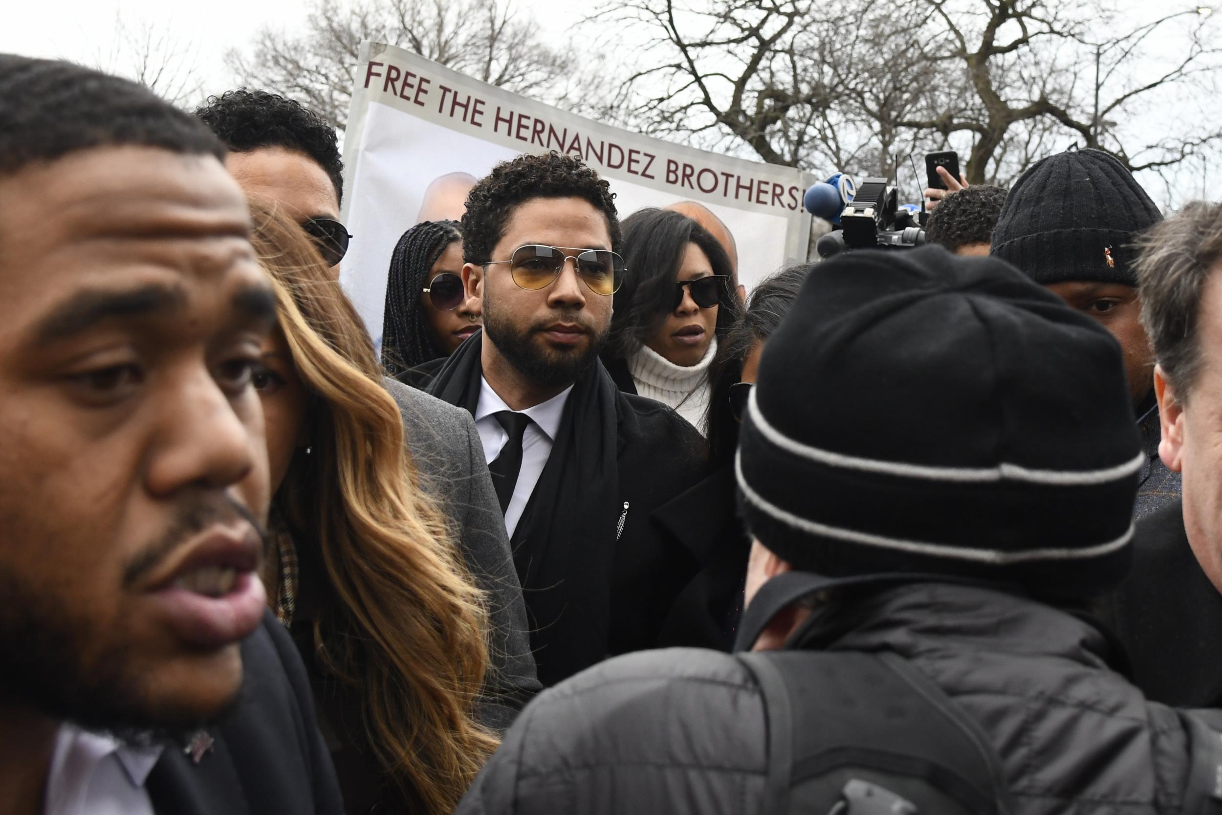 Jussie Smollett pleads not guilty to staging racist and homophobic attack on himself
