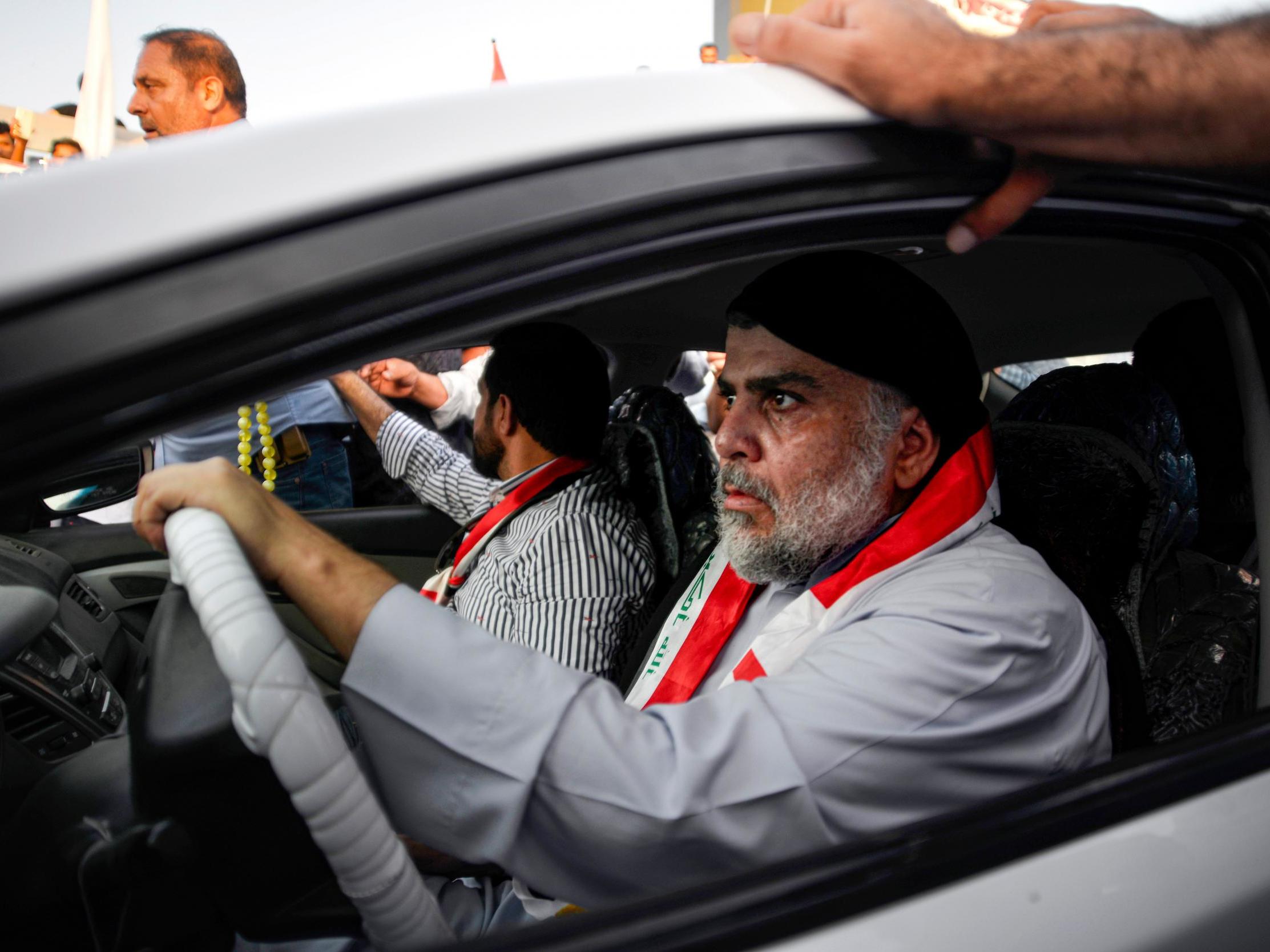 Sadr joined anti-government demonstrators in central Najaf in October, after protests erupted over high unemployment, poor basic services and corruption