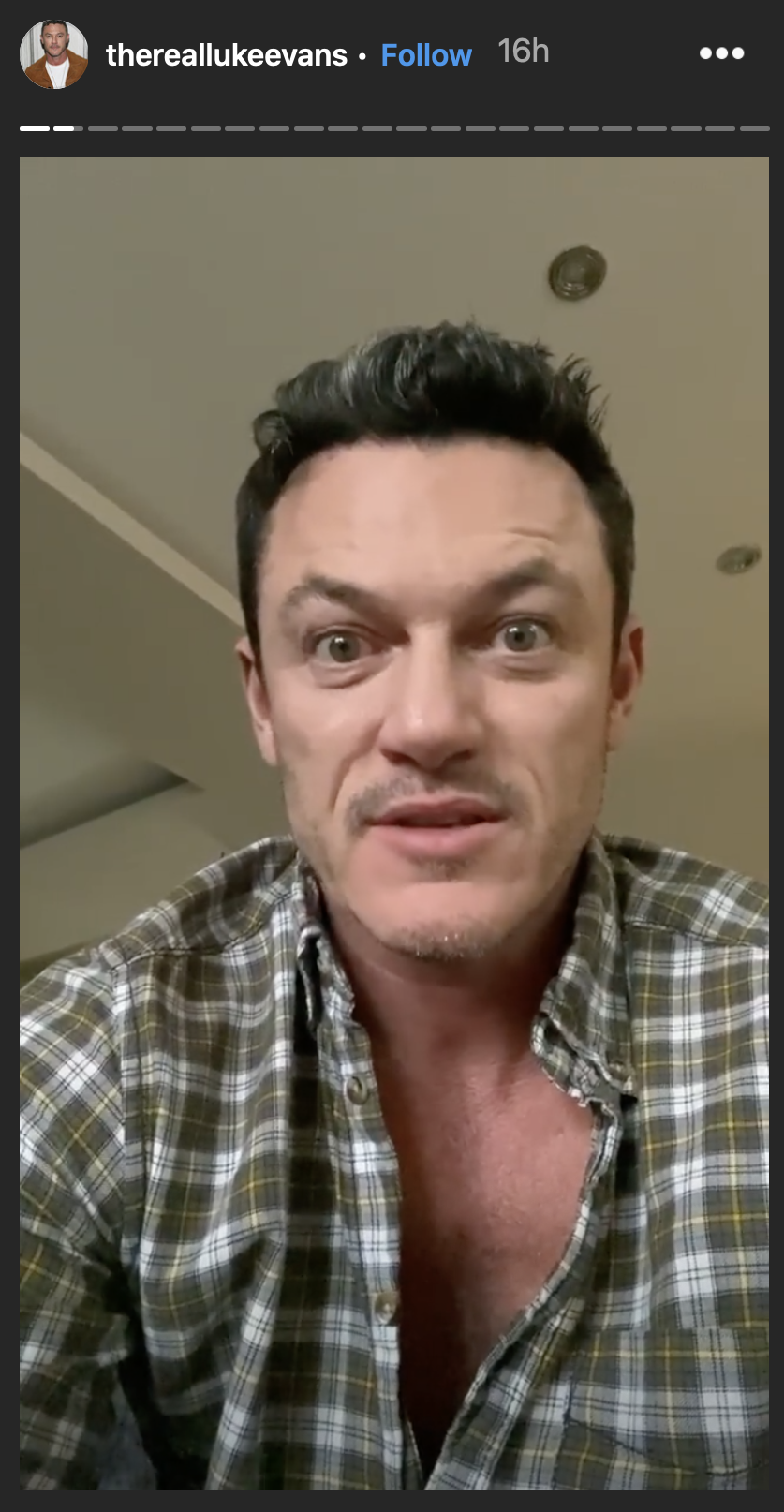 (Instagram: @thereallukeevans)