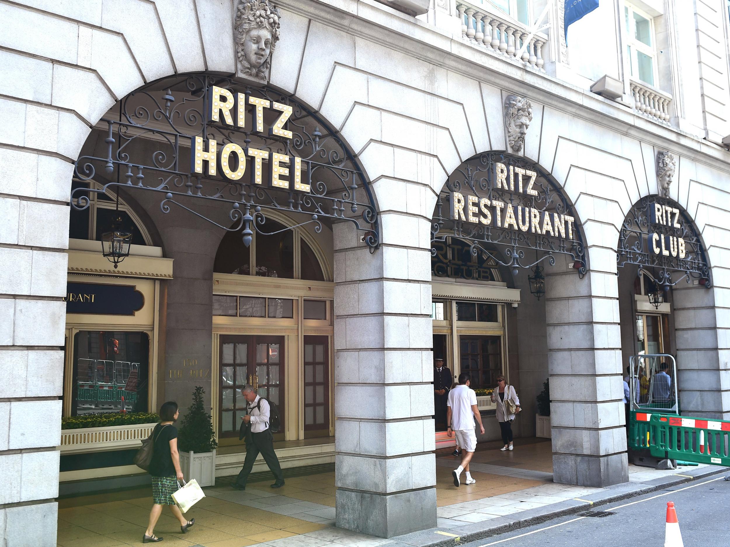 The Ritz Hotel in London, where Sir Frederick was allegedly bugged and secretly recorded