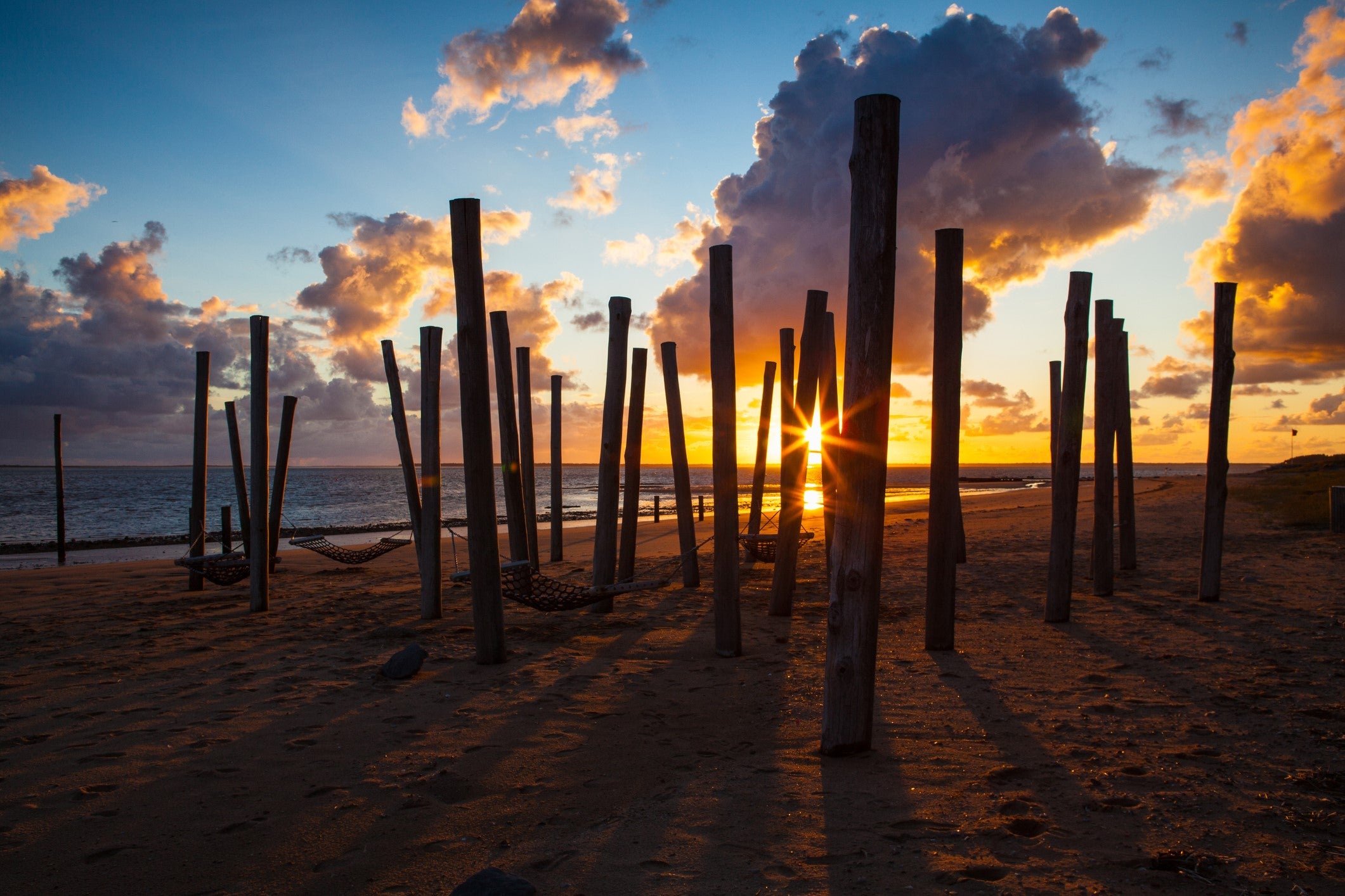 Sunset on one of Jutland’s empty beaches (Getty)
