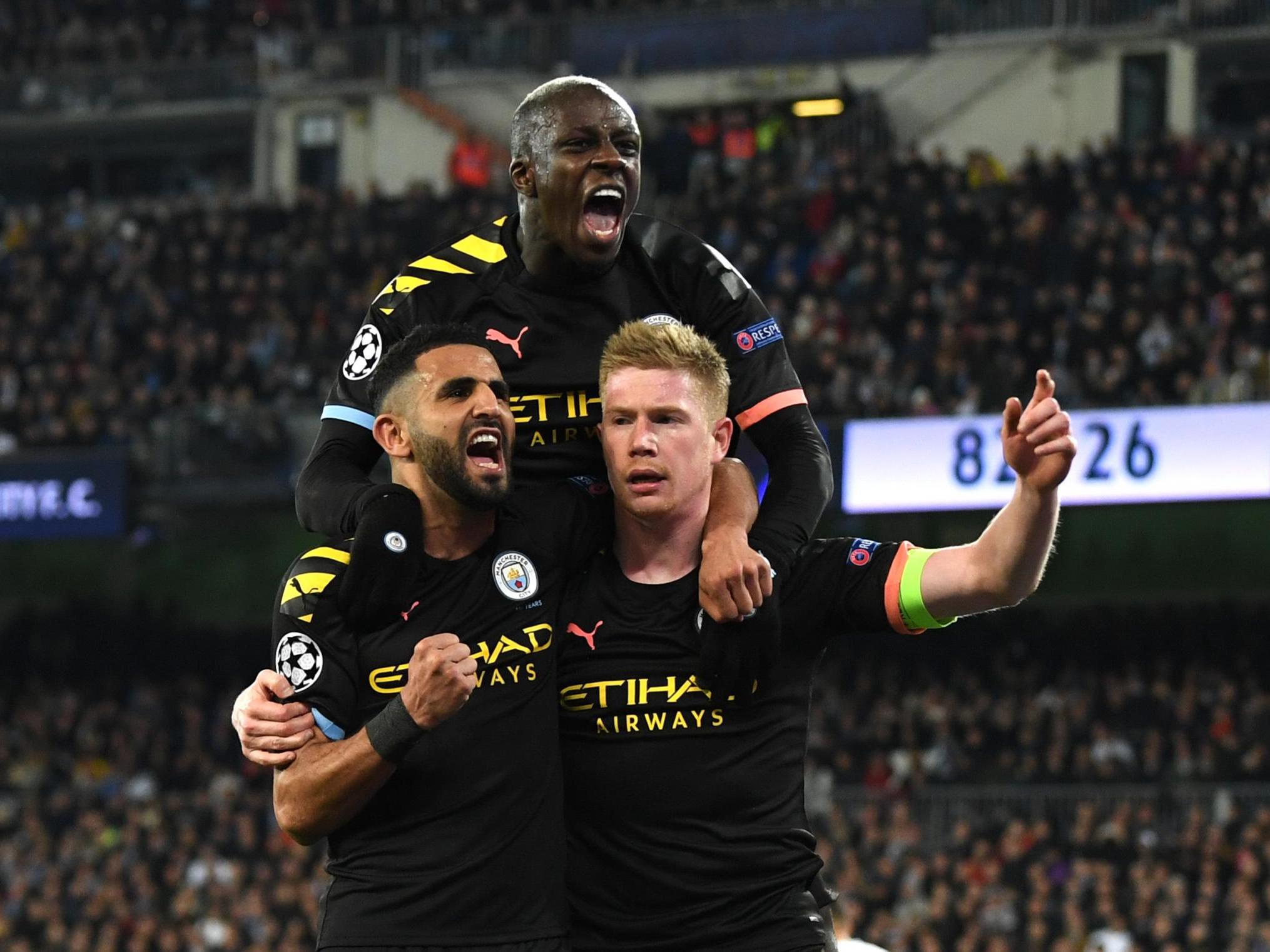 Man City came from behind to beat Real Madrid