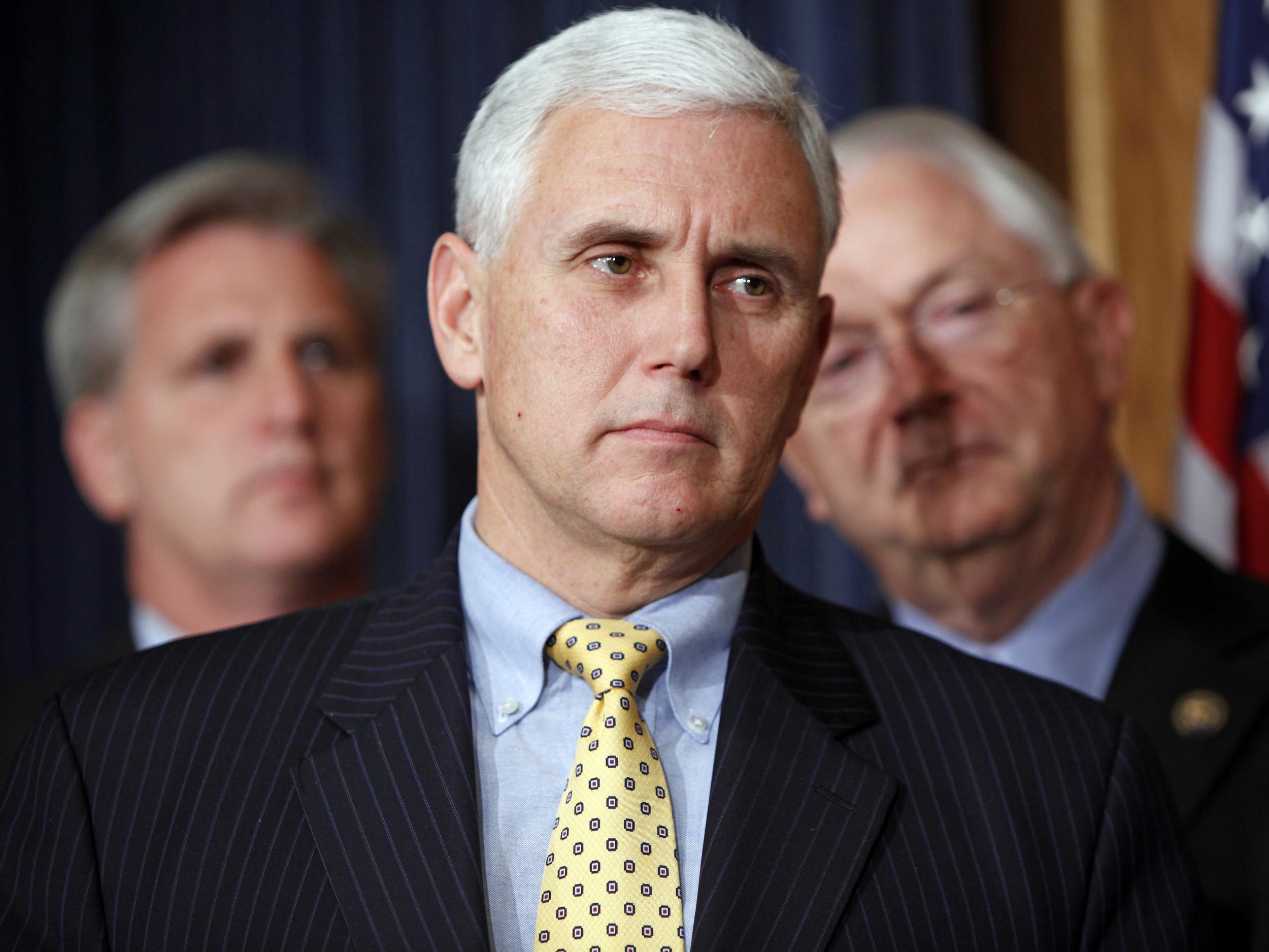 Pence spent 12 years in the US House of Representatives before becoming governor of Indiana