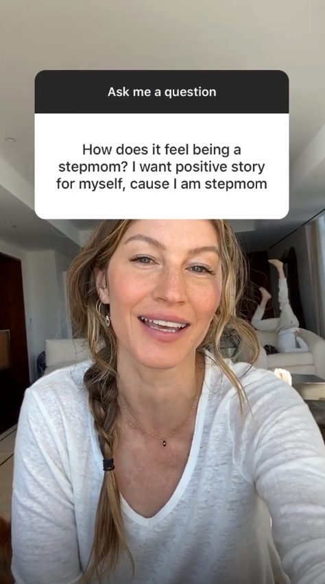 Gisele Bundchen opens up about being a 'bonus mom' during Instagram Q&amp;A (Instagram)