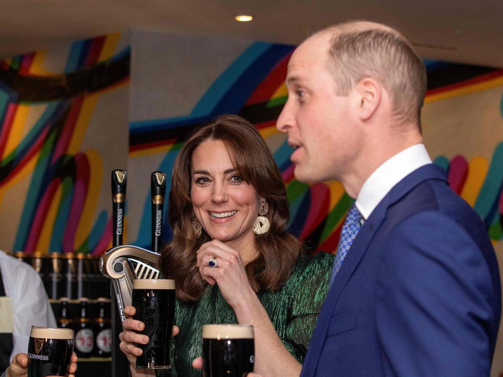 The royal couple met a number of personalities from Irish sport, culture and design (Getty)