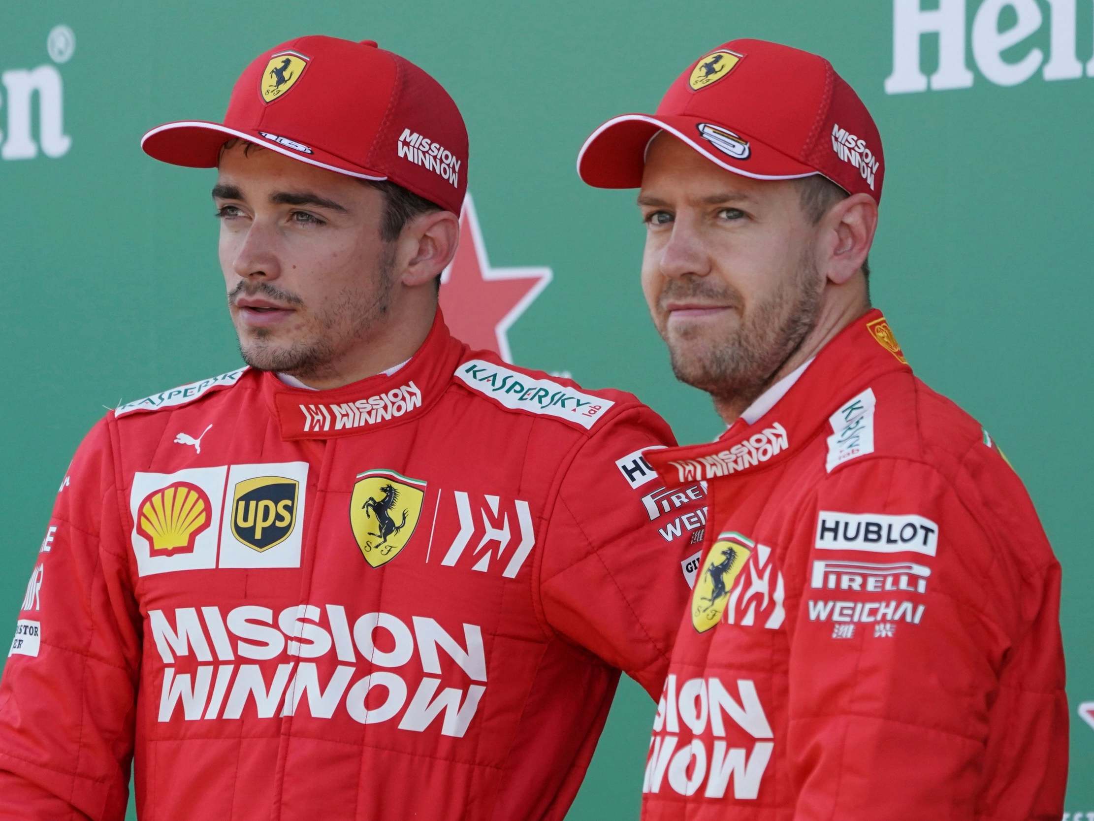 There was tension between drivers at Ferrari last season