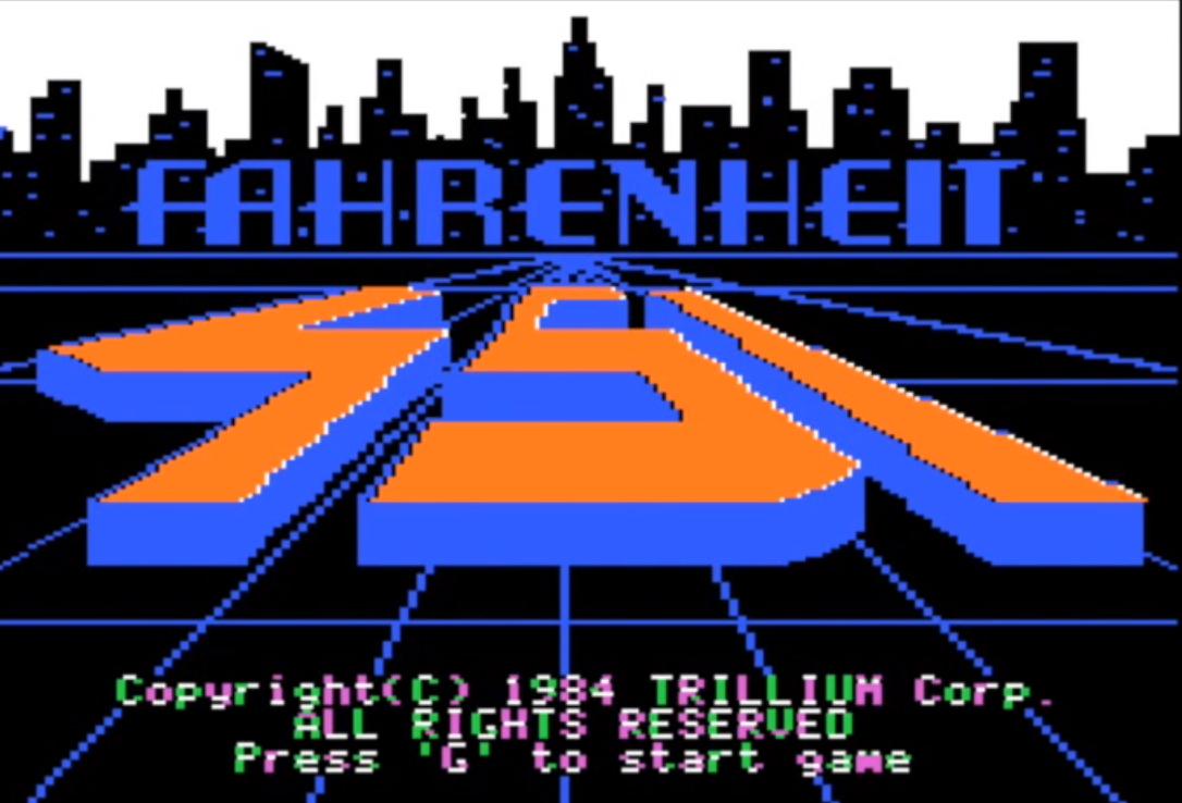 Ray Bradbury himself contributed to Fahrenheit 451’s text-based game adaptation
