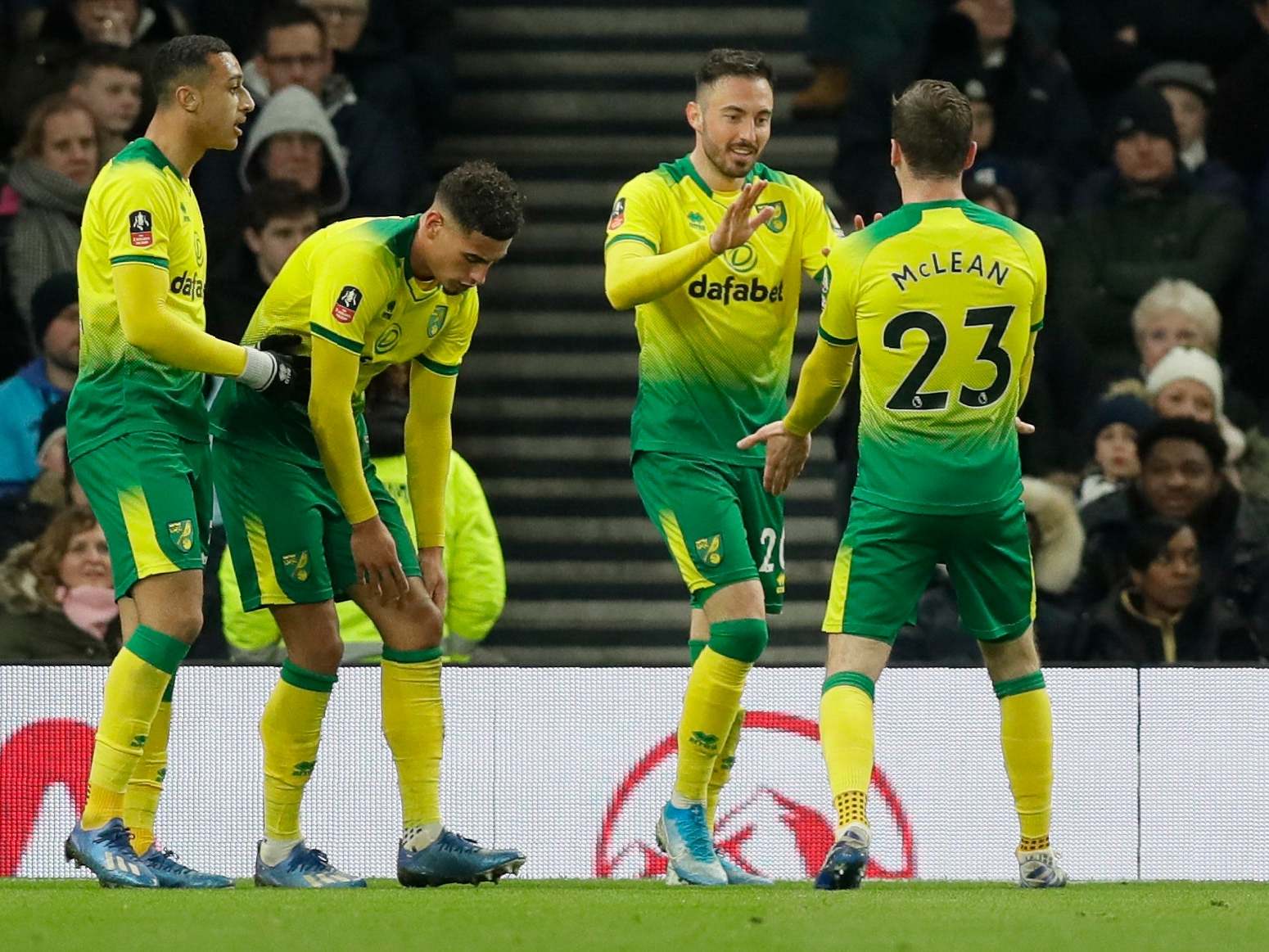 Josip Drmic found the equaliser after Michel Vorm’s spill