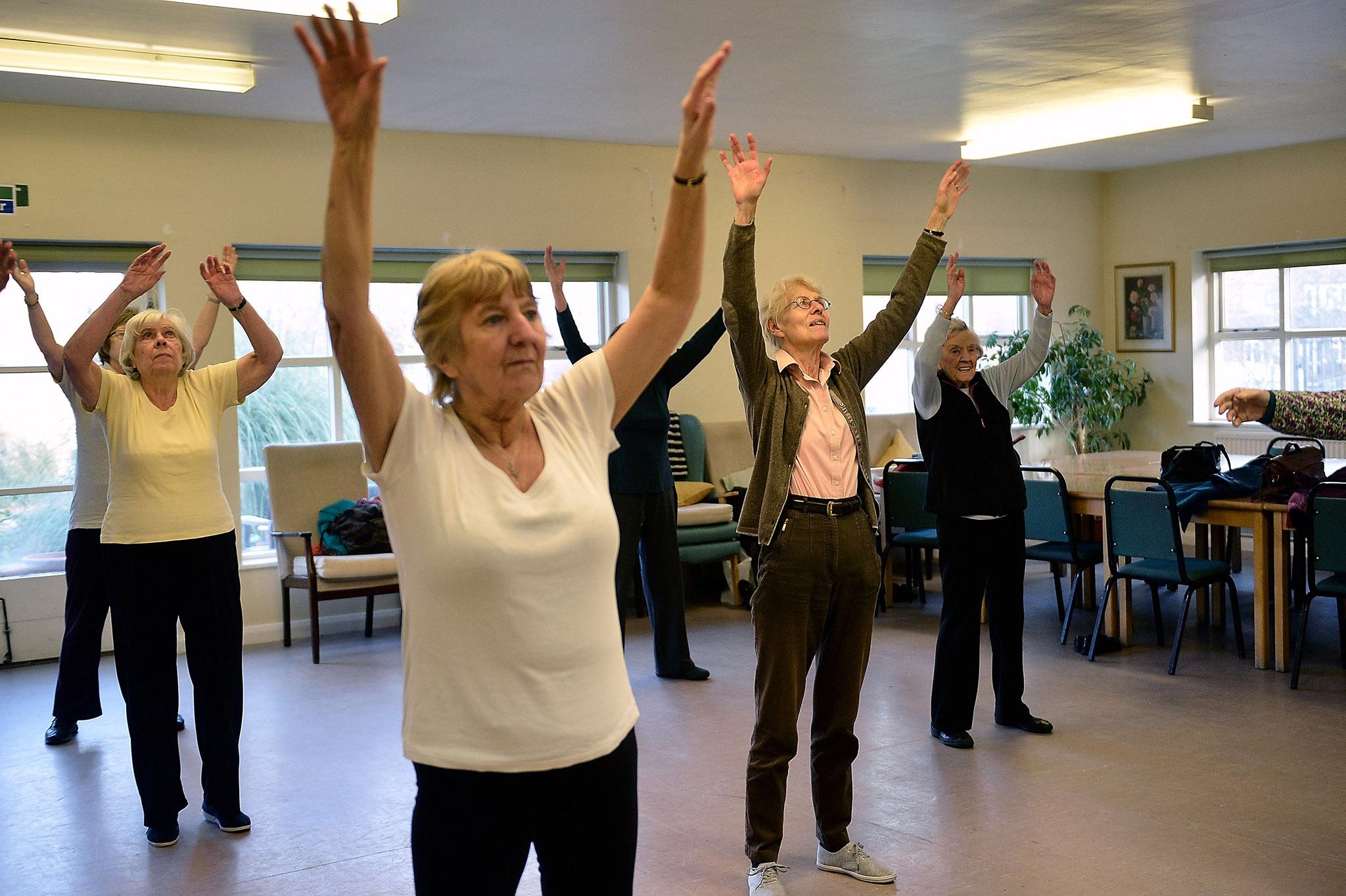 Plans to get pensioners in better shape will reduce pressure on the NHS