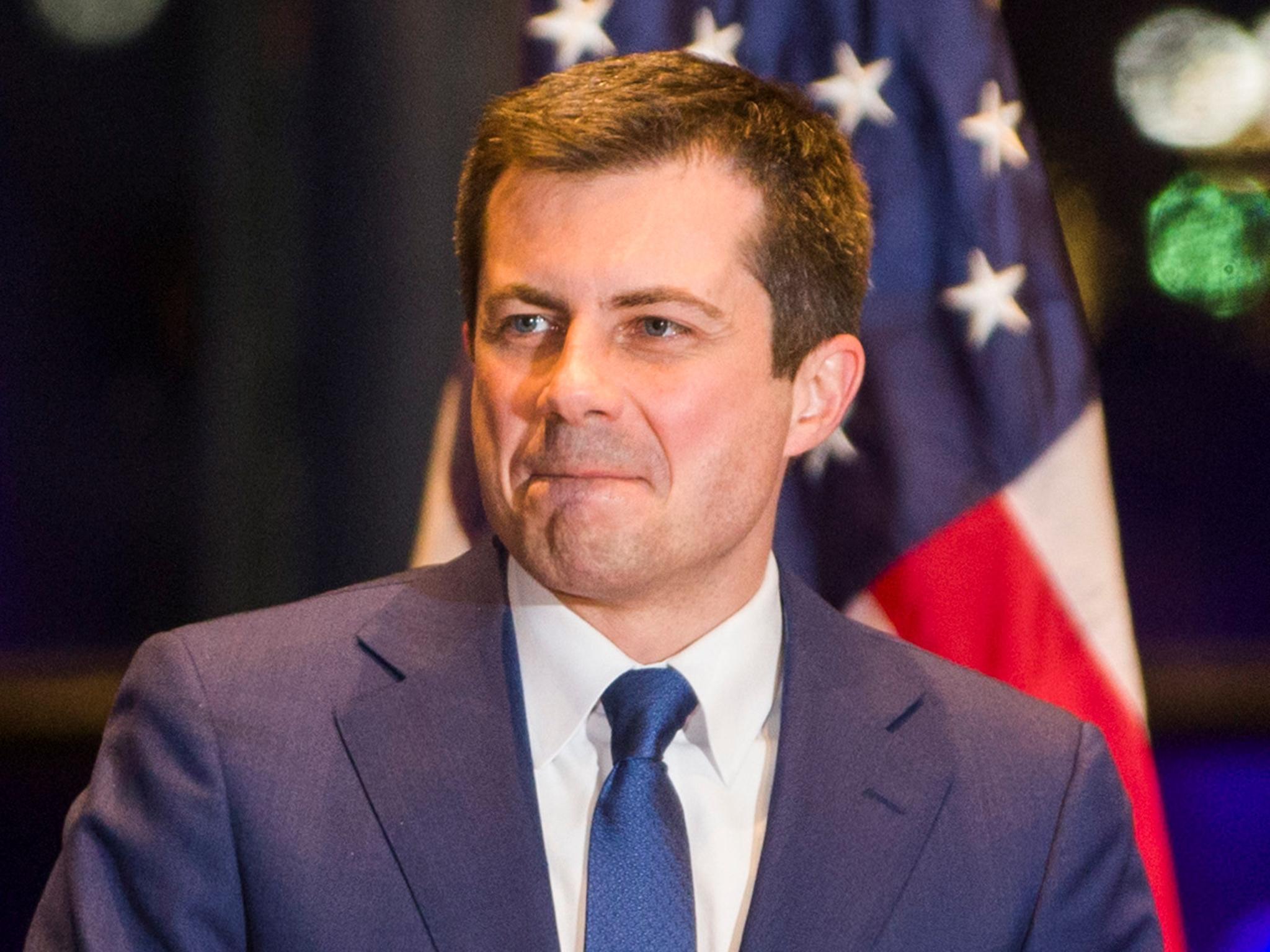 Buttigieg stood against Biden in the primaries earlier this year