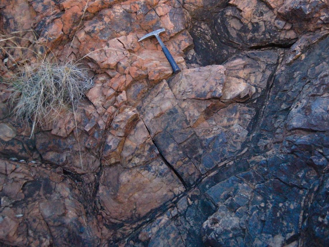 A pillow basalt formation made up an ancient seafloor 3.2 billion years ago