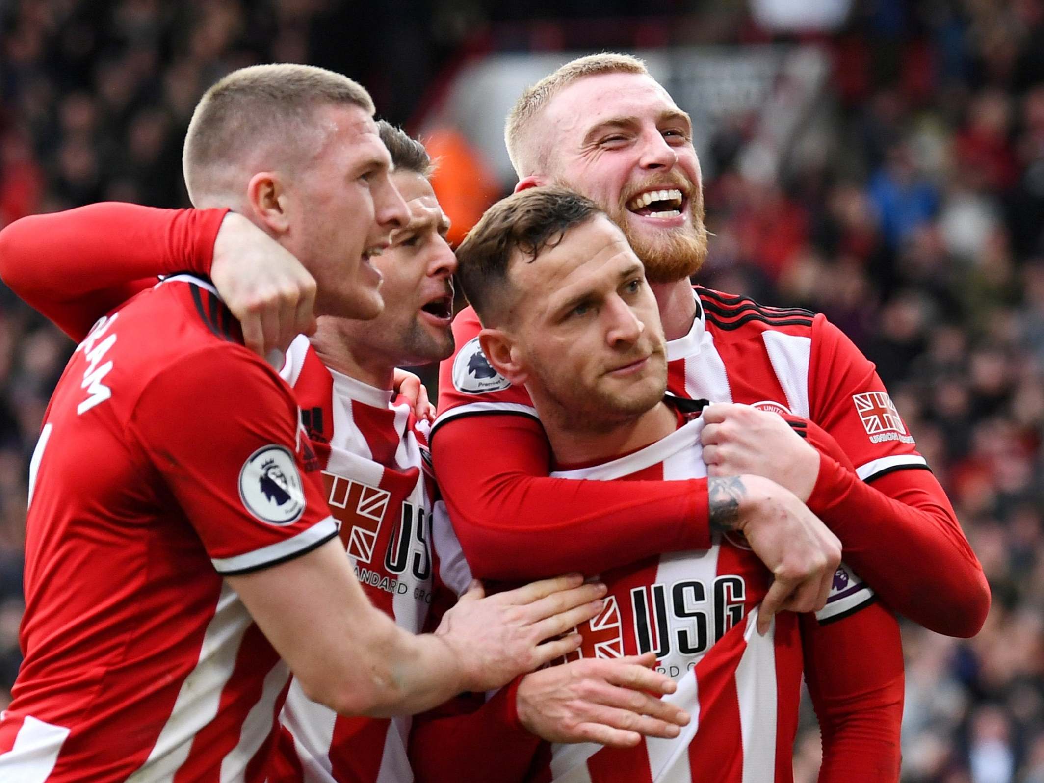 Billy Sharp celebrates his match-winner against Norwich