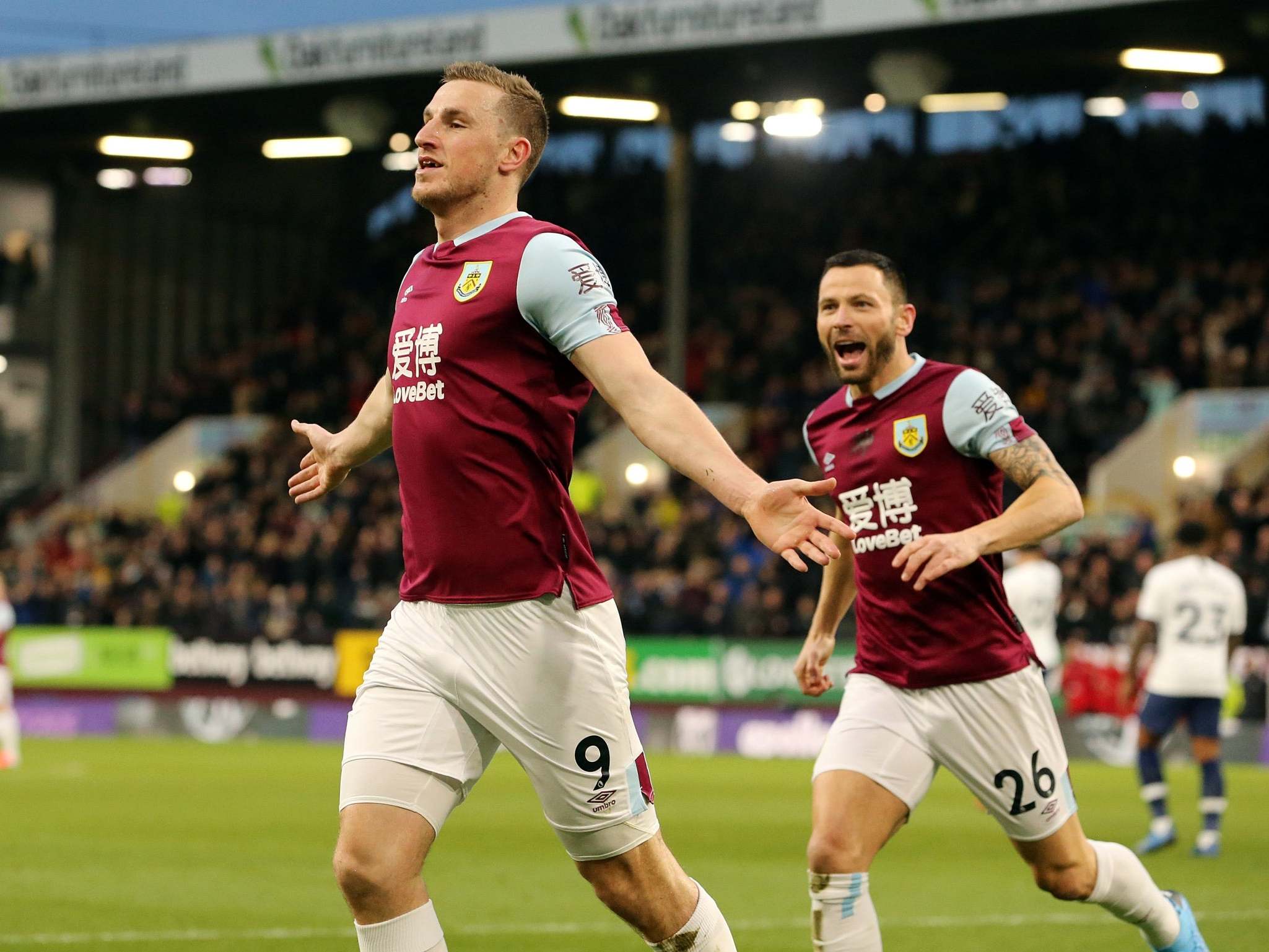 Chris Wood gave Burnley the lead (Getty)