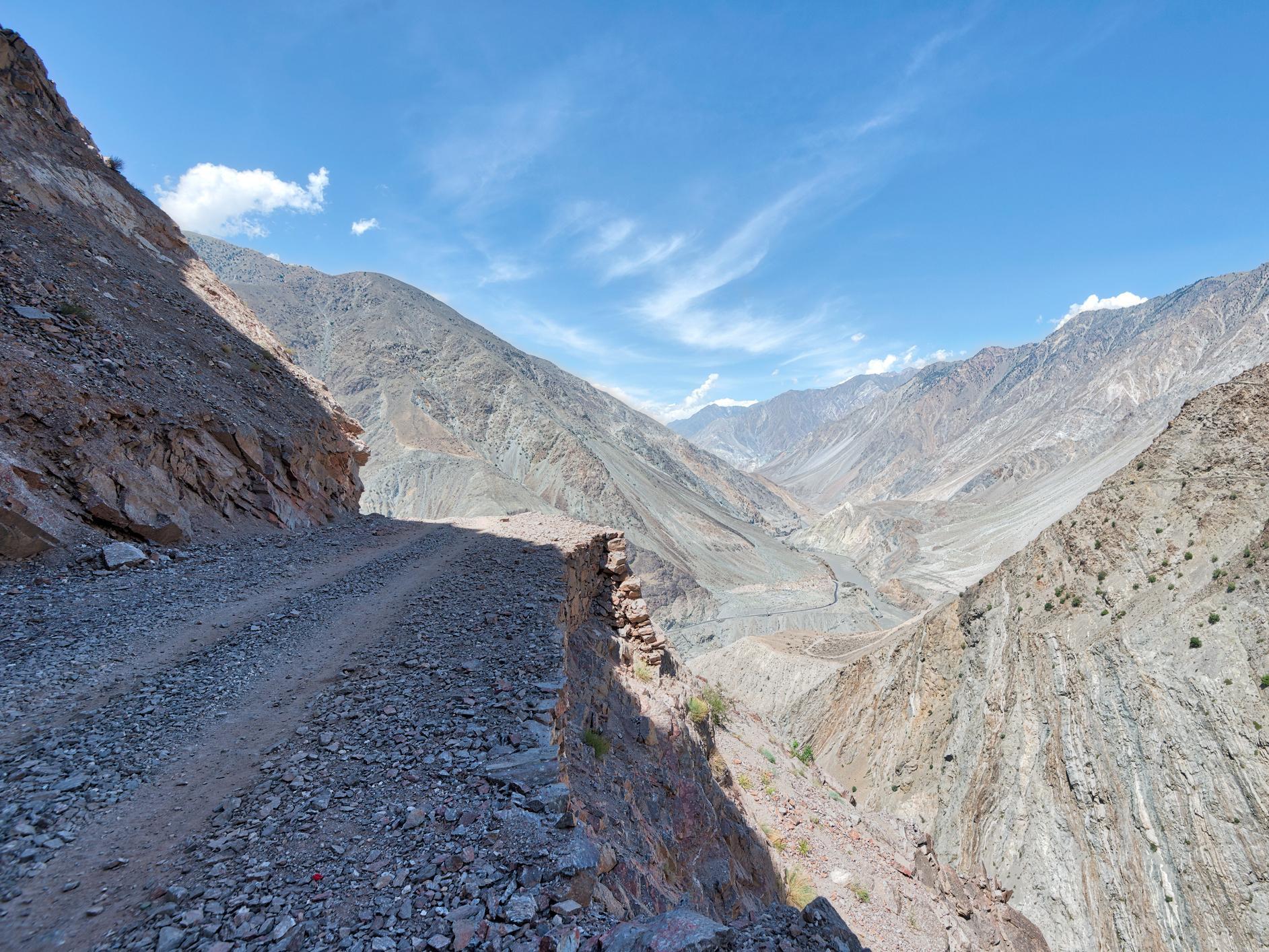 Mountain roads in the Gilgit Baltistan region are known to be dangerous