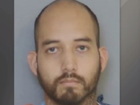 Jhon David Escobar is accused of opening fire after returning to a property in St.Cloud, Florida.