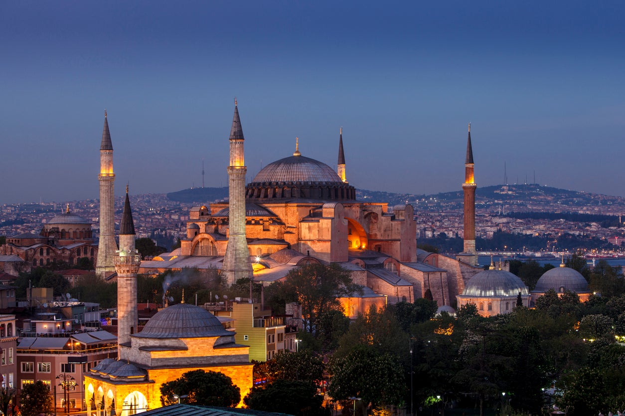 The Hagia Sophia, a former Greek Orthodox cathedral that now houses a museum (iStock)