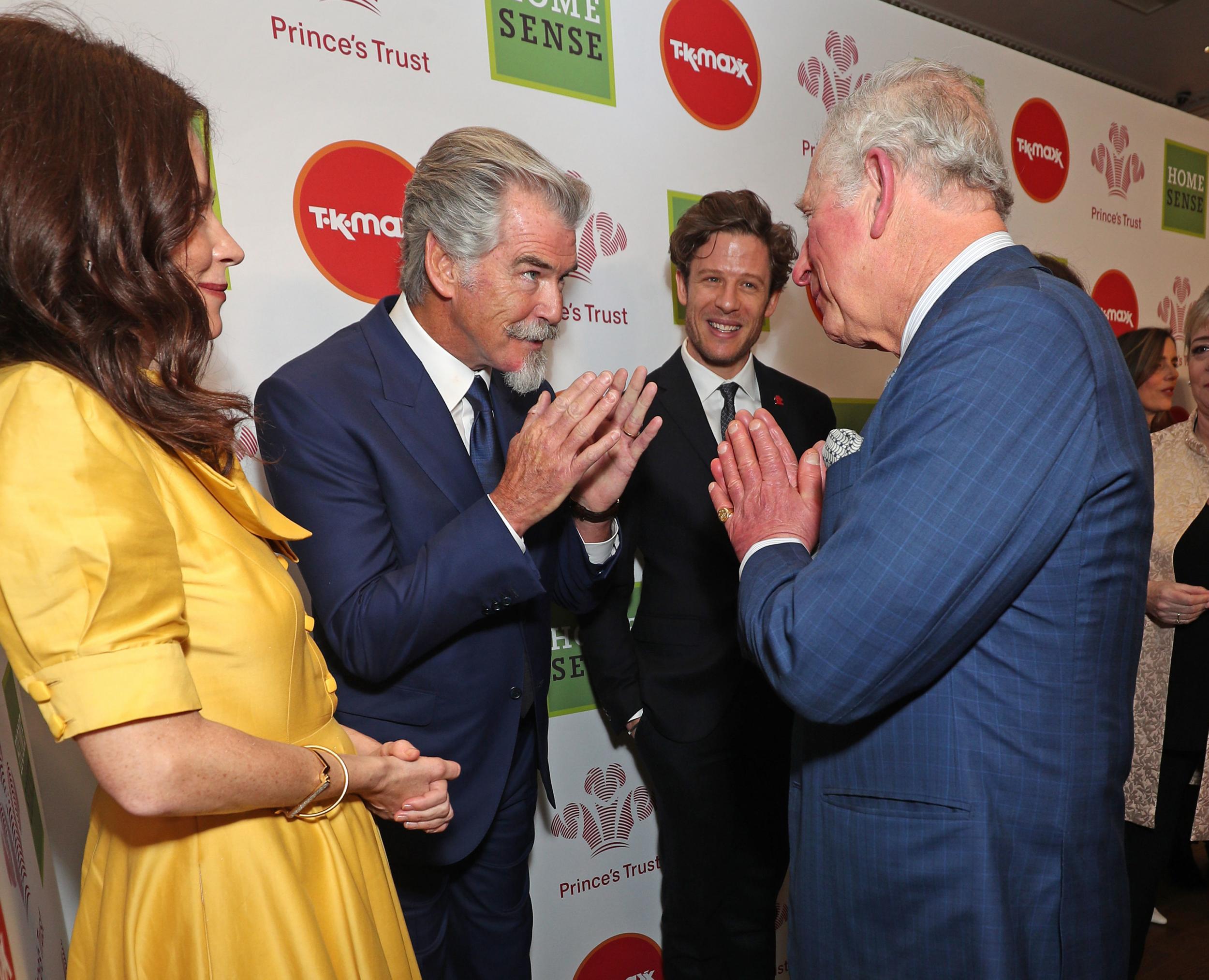 Prince Charles eventually remembered to avoid the greeting (Getty)