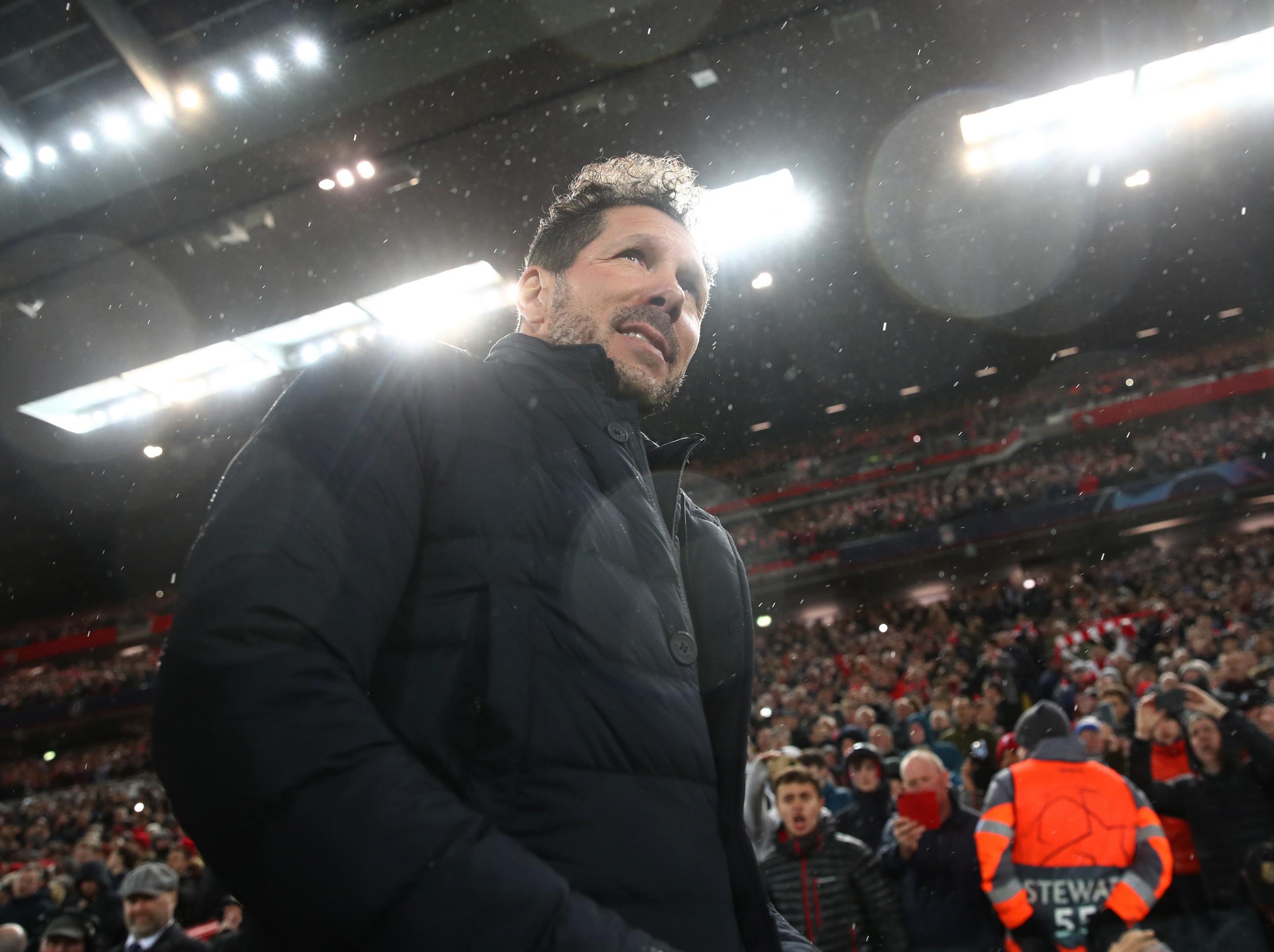 Simeone at Anfield