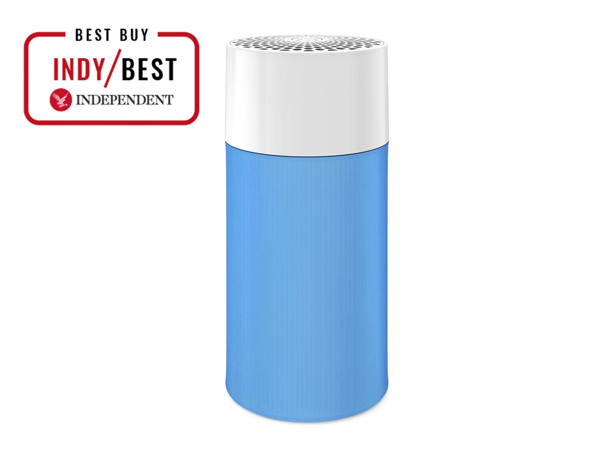 The compact and lightweight design means it’s easy to move around the house, or even travel with (Blueair)