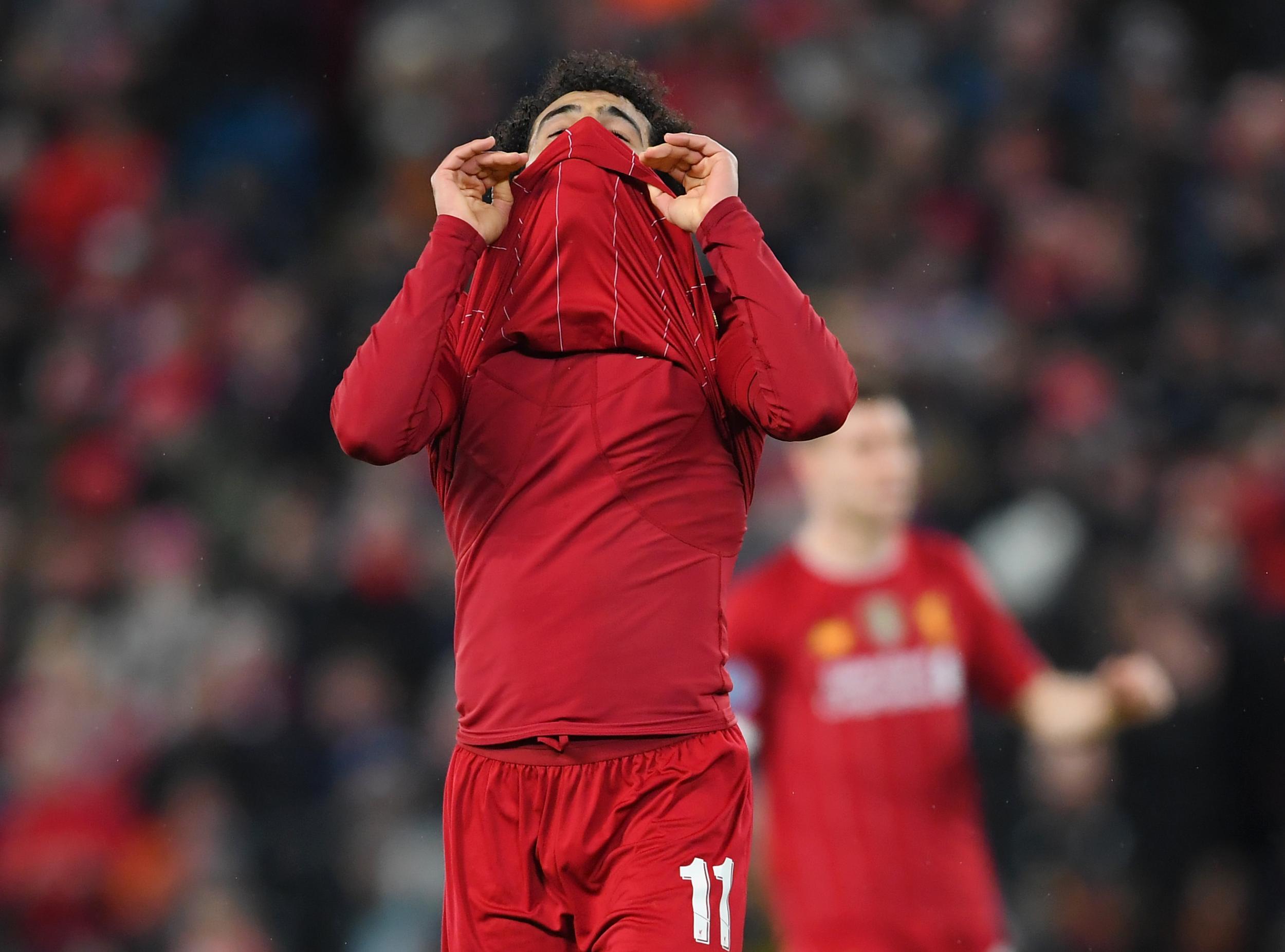 Salah reacts as Liverpool are knocked out of Europe