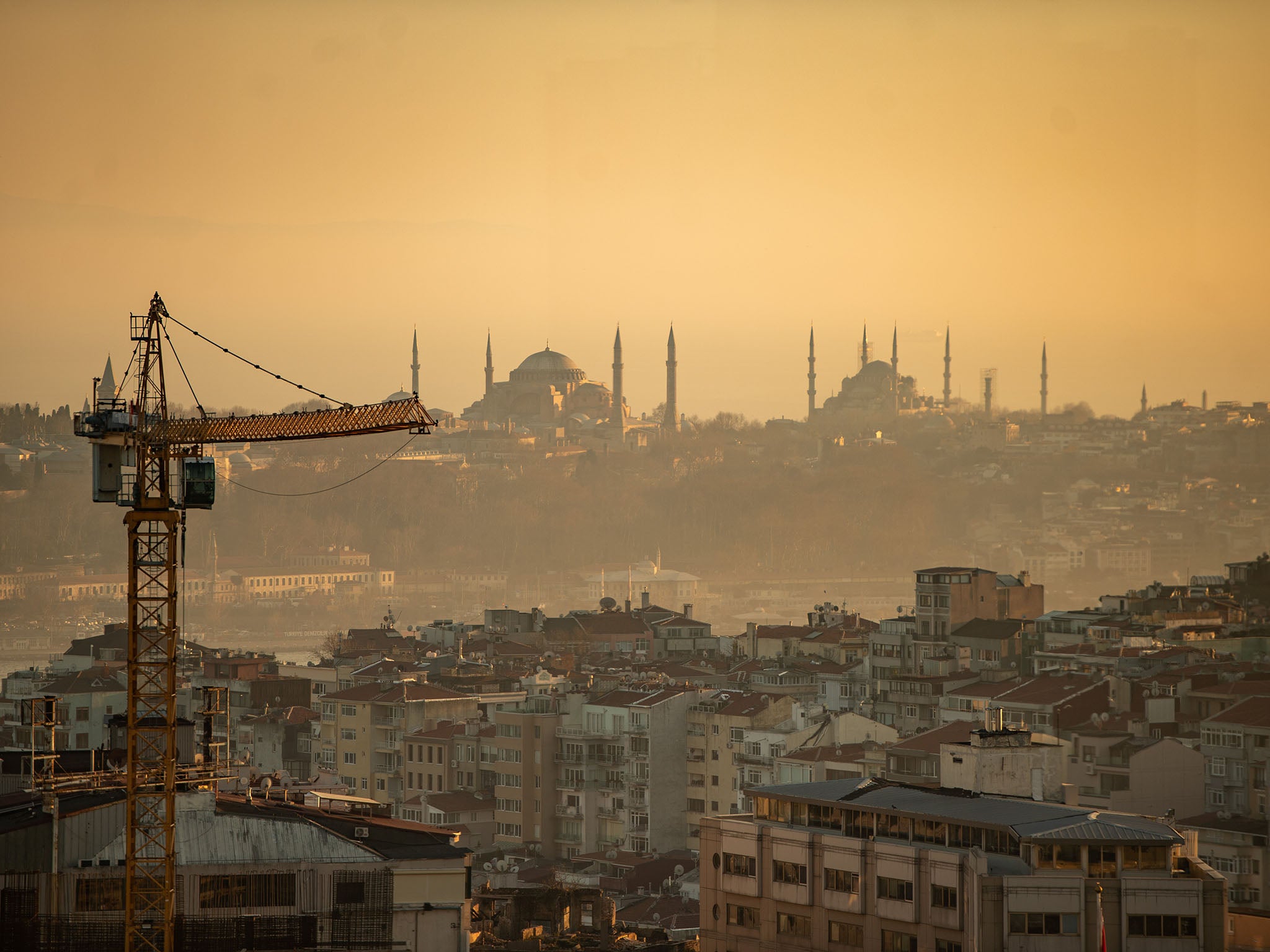 Construction has gone wild in Istanbul: the city is a test case for the future of urban spaces (AFP via Getty)