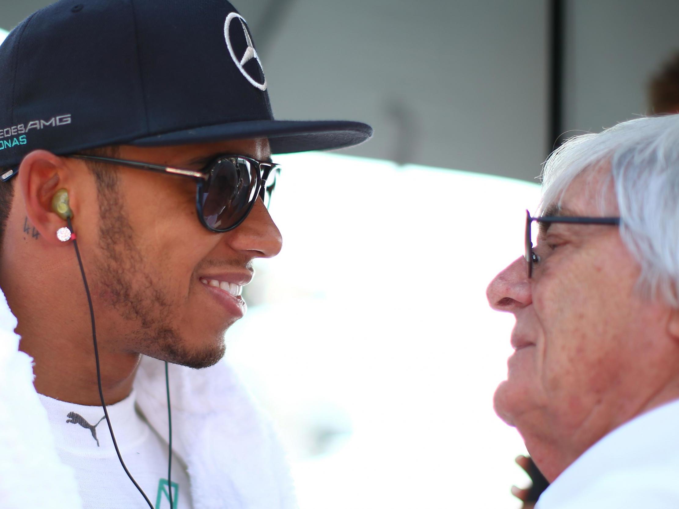 Ecclestone says he would be ‘really unhappy’ if Hamilton has taken racism seriously