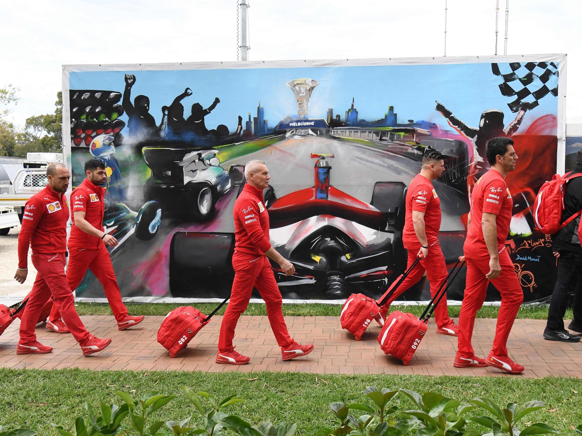 Ferrari have closed their Italian factories