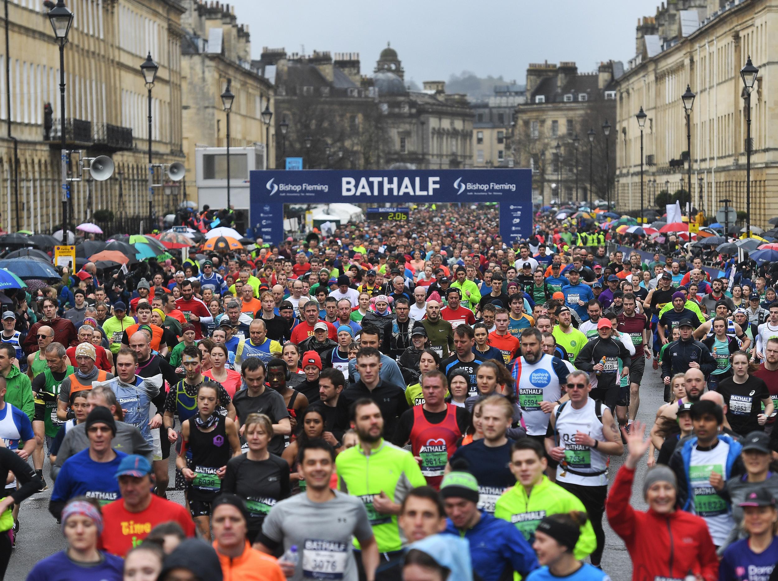 The Bath Half went ahead as planned