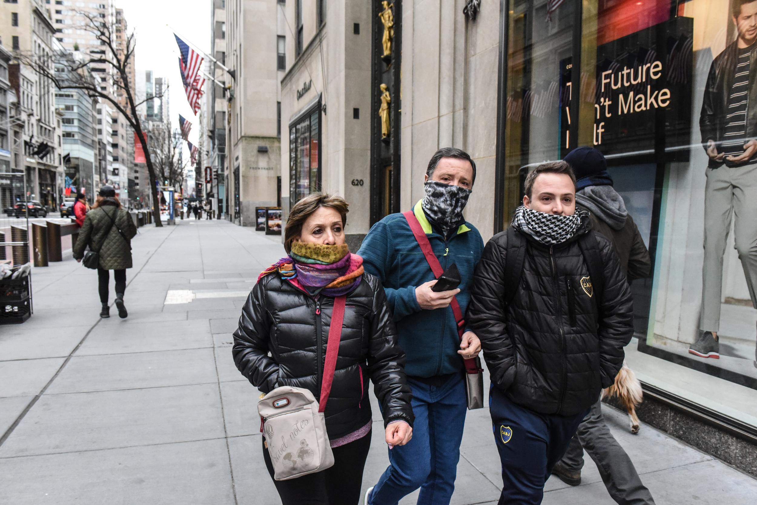 The streets of New York are emptying out today as the city prepares to go on full lockdown