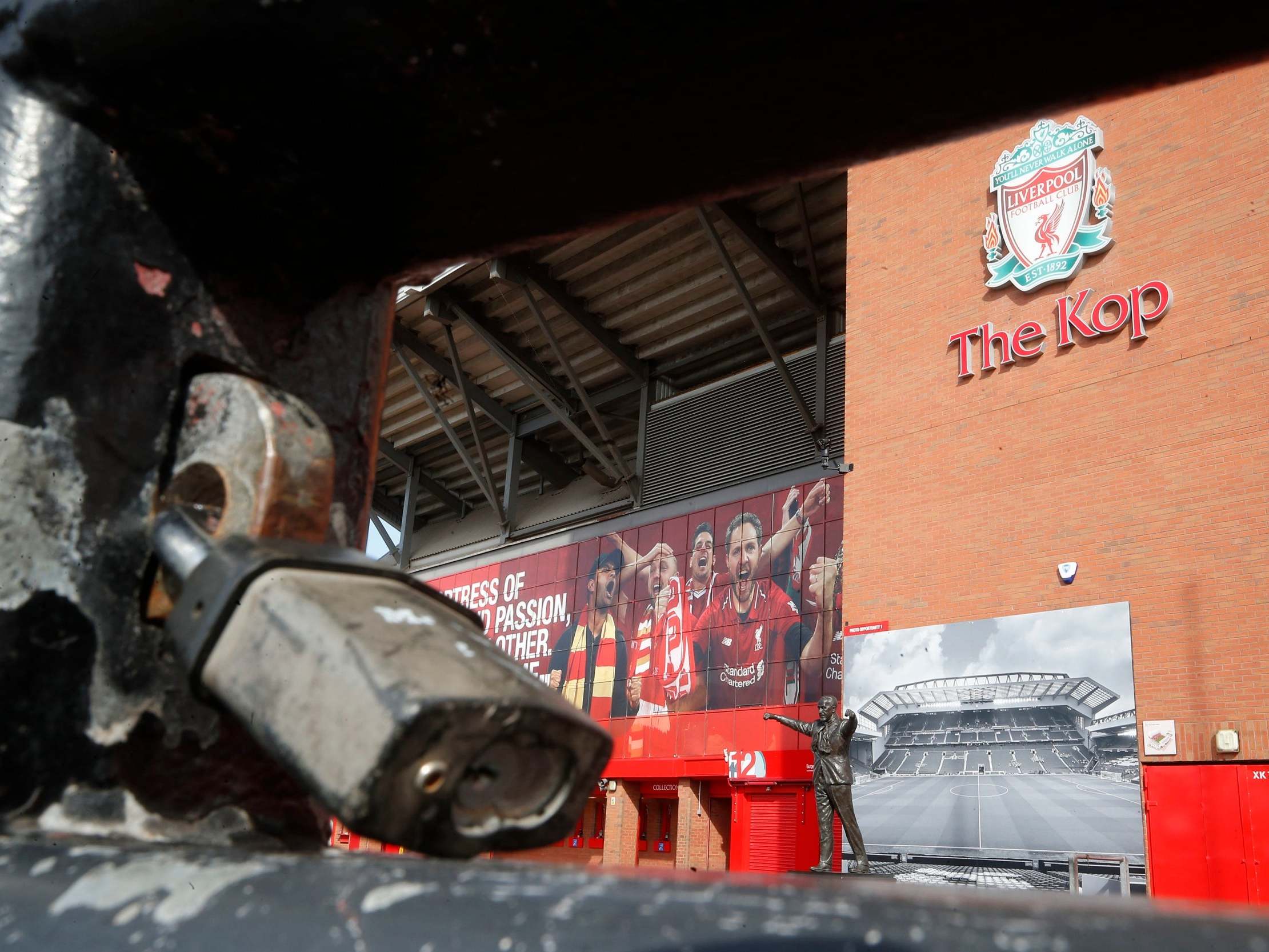 Anfield is shut for the foreseeable future due to coronavirus