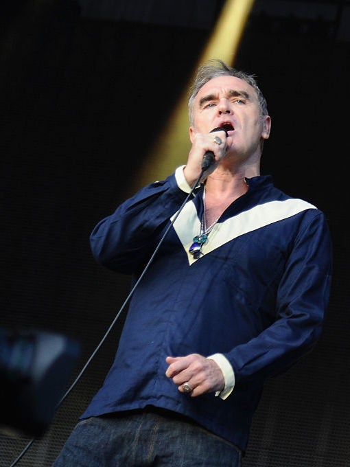 Pariah: Morrissey performs in Delaware in 2014 (Getty/Firefly)