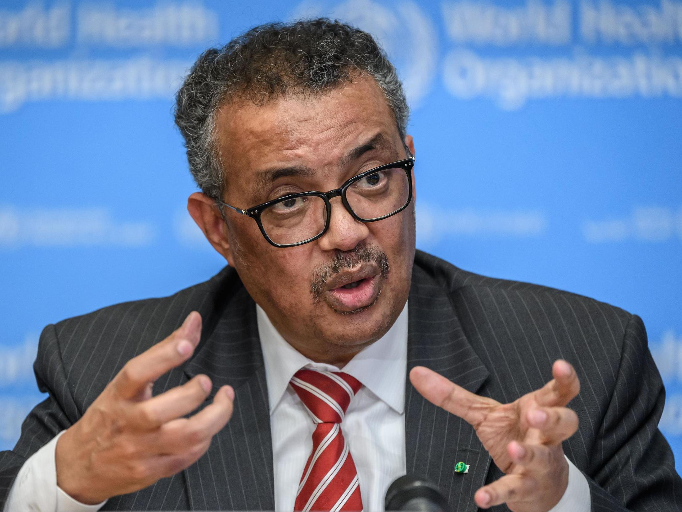 Tedros Adhanom Ghebreyesus has told countries to ‘test, test, test’ citizens for coronavirus (AFP)