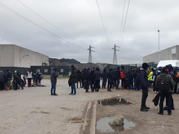 Charity Care4Calais says thousands of migrants lliving on the French coastline while they wait to cross to the UK are at high risk