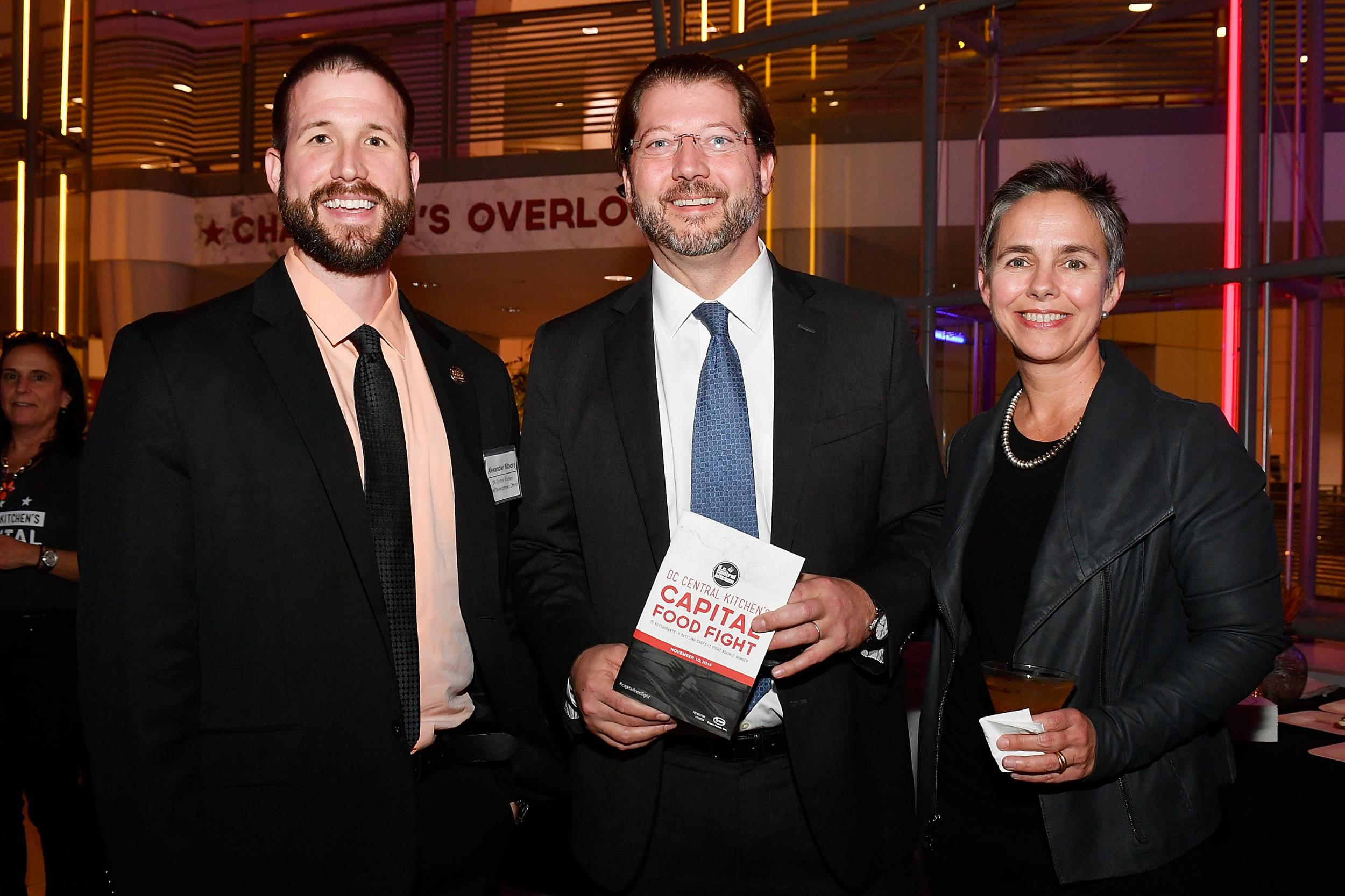 Councilmember David Grosso (centre) had previously kept his identity in the case underwraps