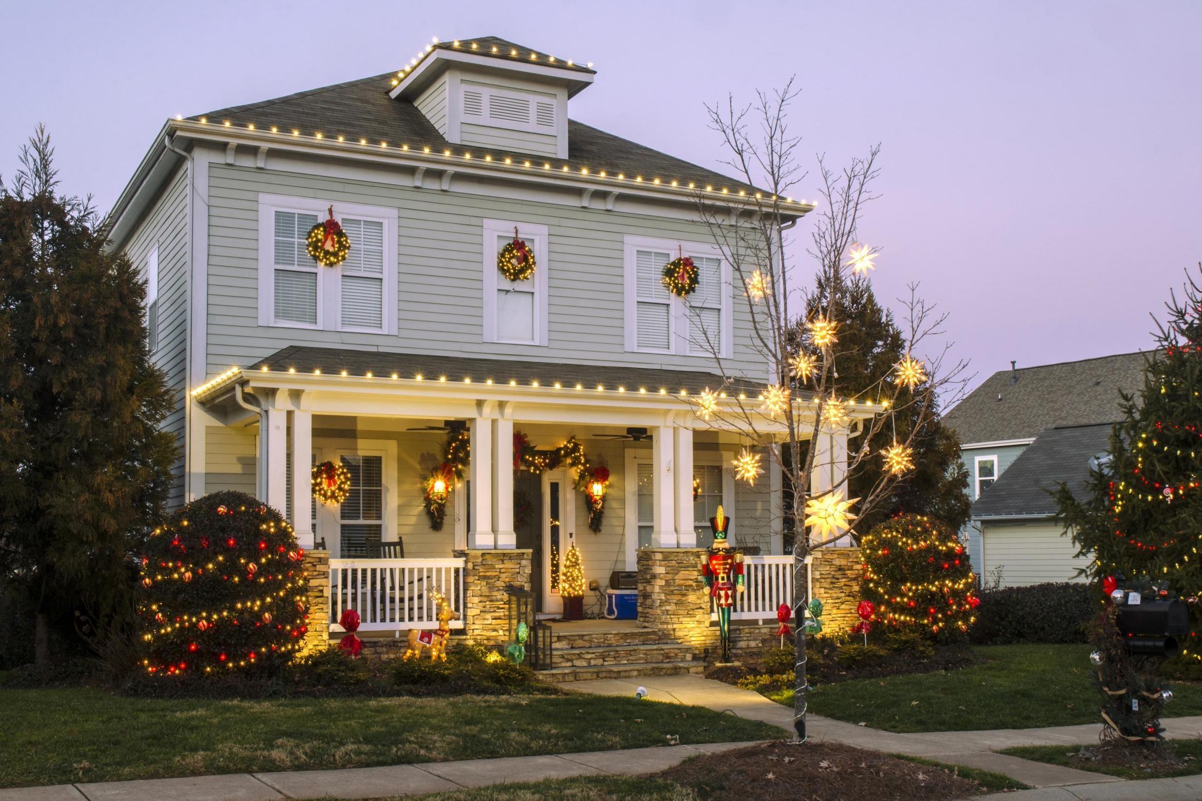 People are putting up Christmas decorations to spread cheer during coronavirus outbreak (Stock)