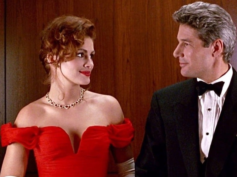 Vivian (Julia Roberts) and Edward (Richard Gere) in Pretty Woman