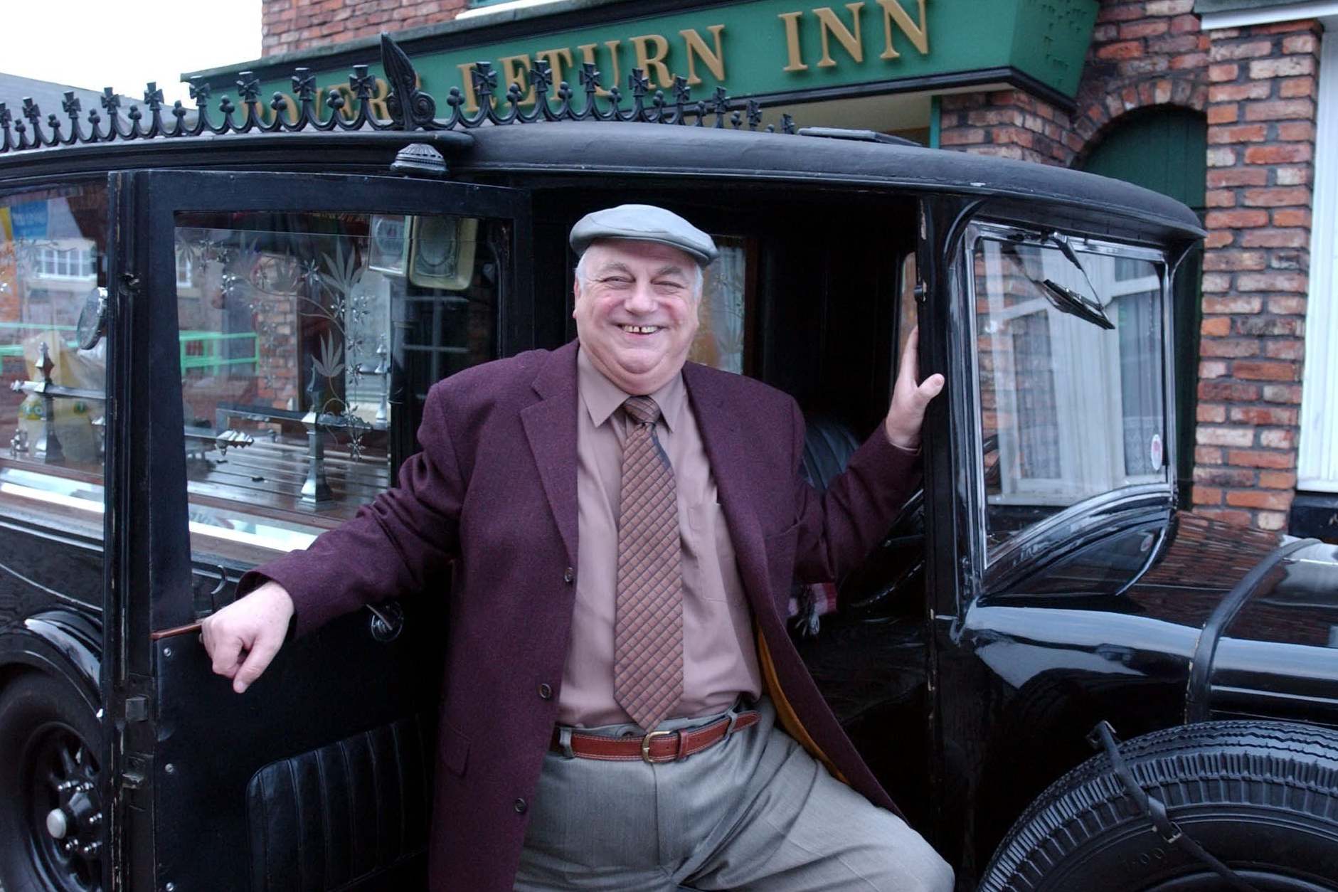 &#13;
Soap star: as undertaker Archie Shuttleworth in ‘Coronation Street’ &#13;