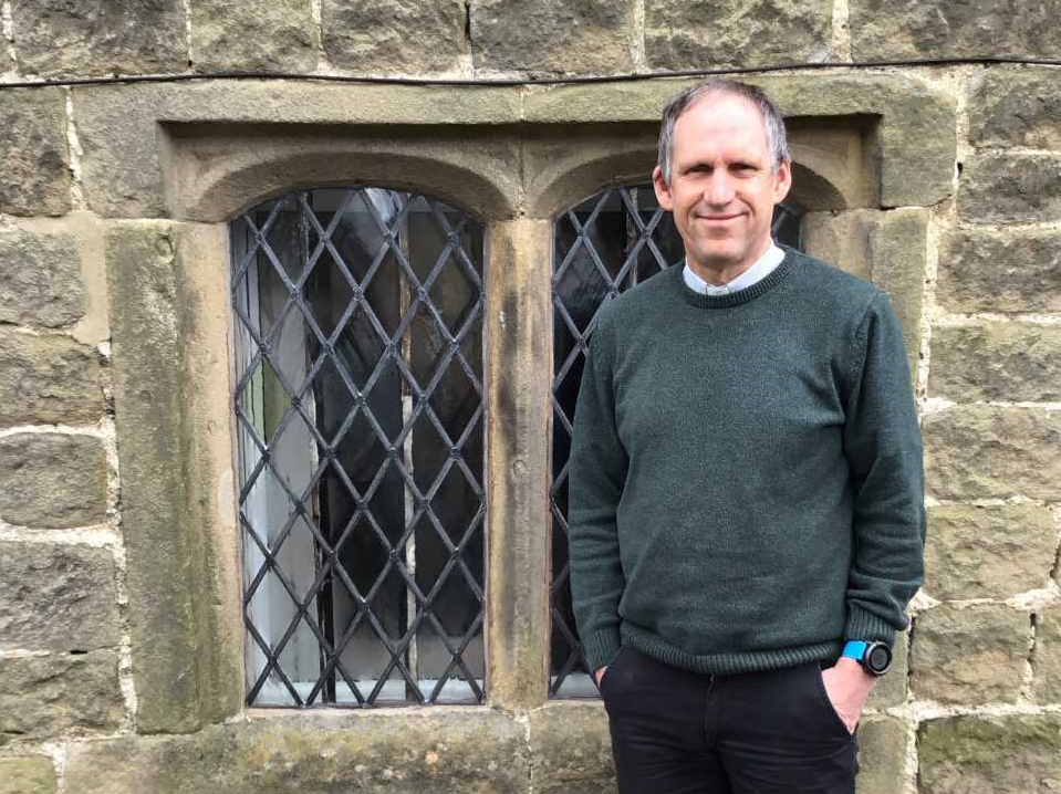 Reverend Mike Gilbert, rector of St Lawrence’s Church, Eyam