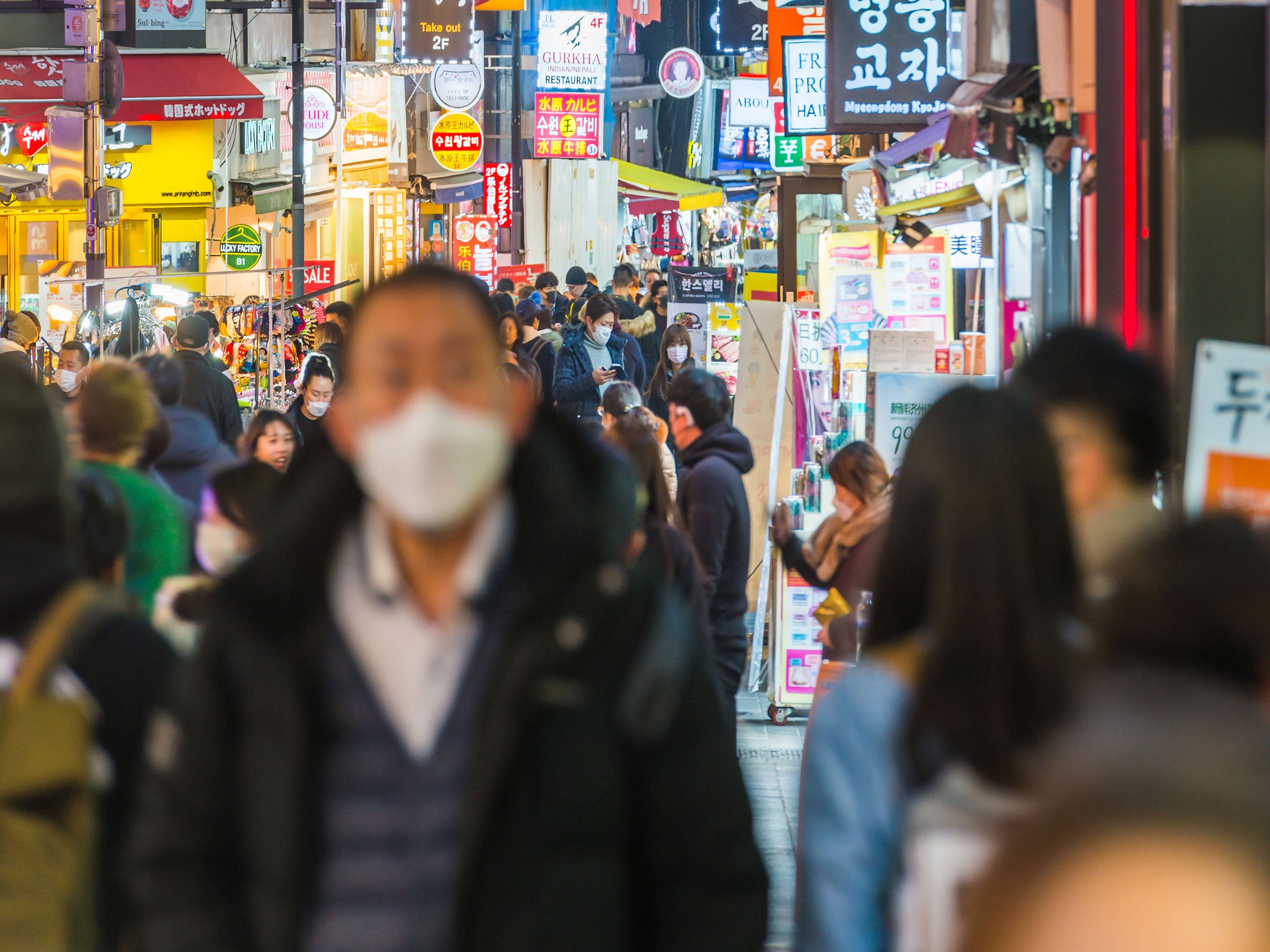 Despite a shortage of masks, South Korea has made the item a must-have accessory