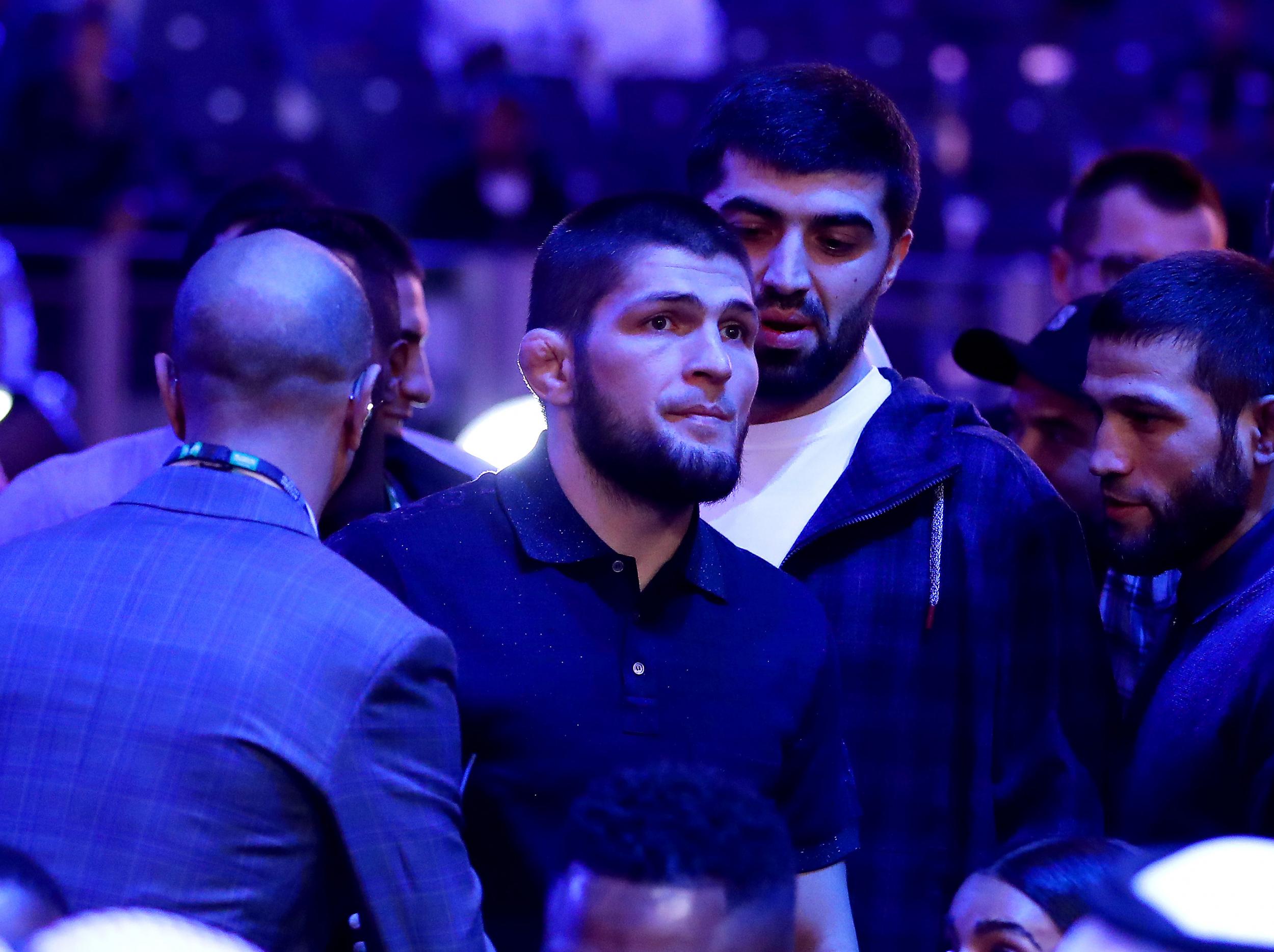 Khabib Nurmagomedov has returned to Russia