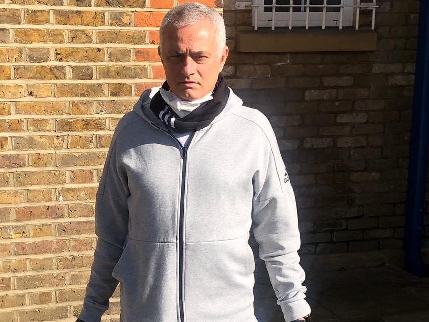 Tottenham boss Jose Mourinho helped to deliver food and aid to the elderly in Enfield