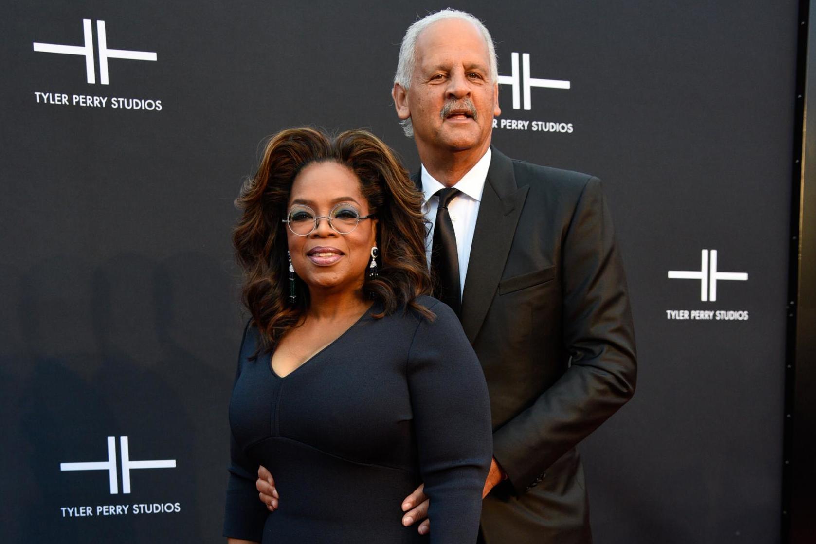 Oprah Winfrey and Stedman Graham on 5 October 2019 in Atlanta, Georgia.